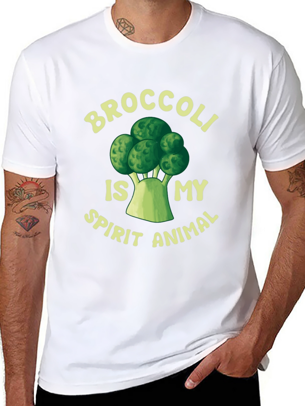 Broccoli is My Spirit Animal - Funny T-Shirt
