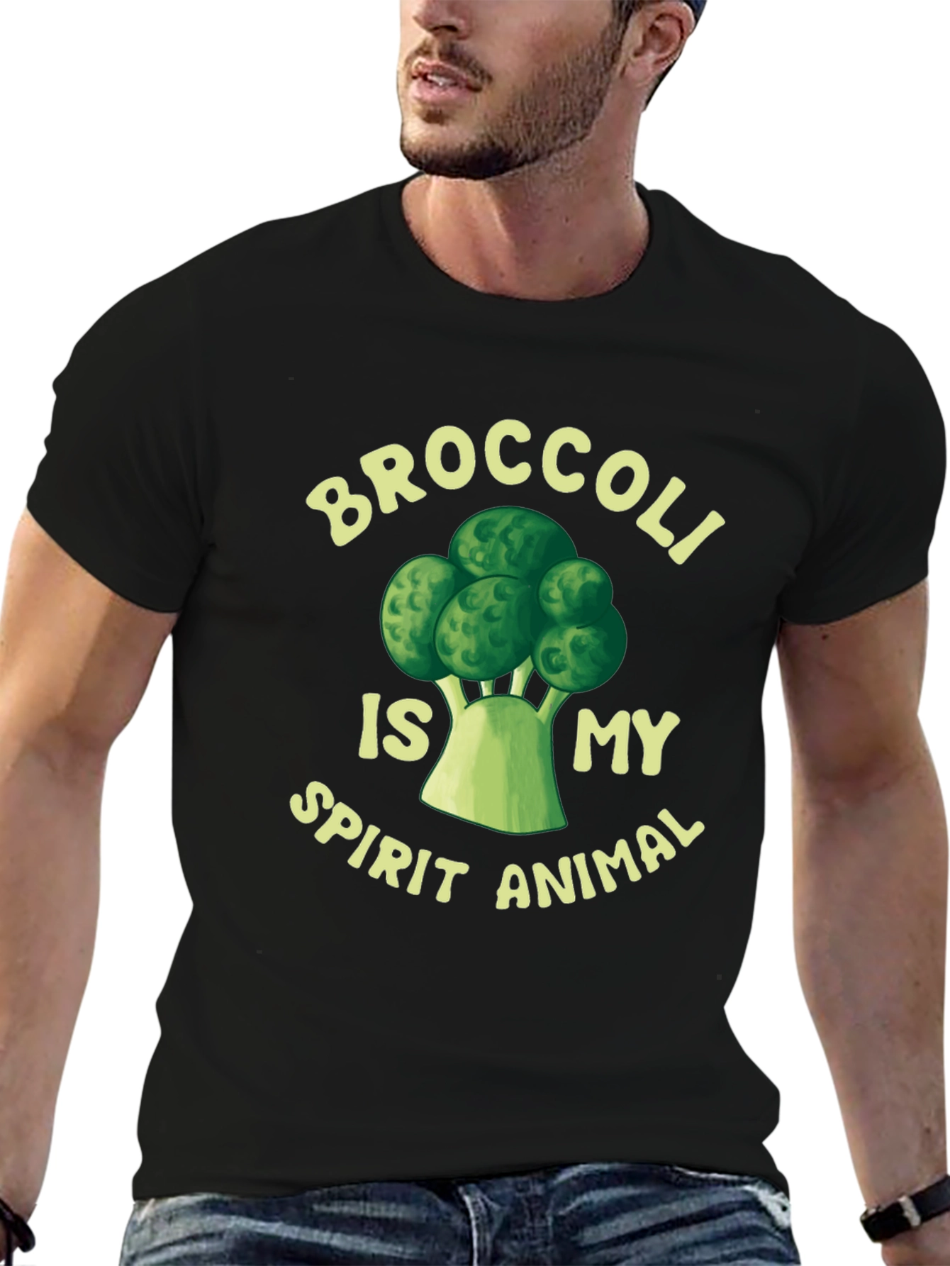 Broccoli is My Spirit Animal - Funny T-Shirt