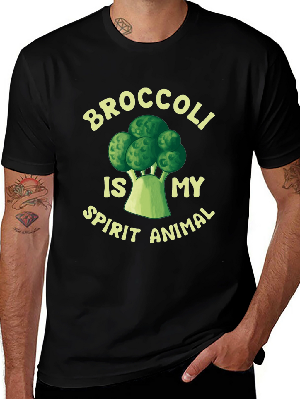 Broccoli is My Spirit Animal - Funny T-Shirt