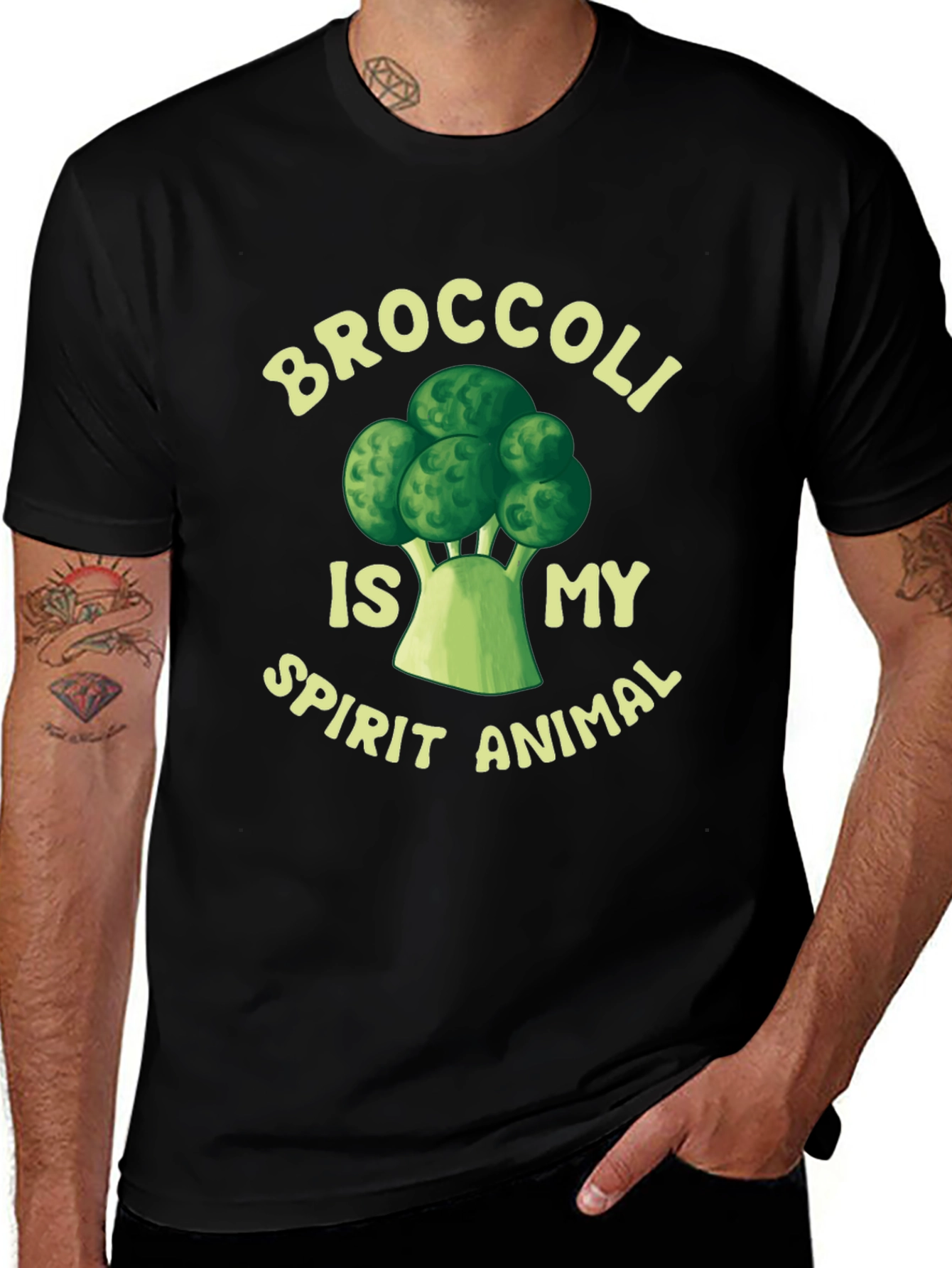 Broccoli is My Spirit Animal - Funny T-Shirt