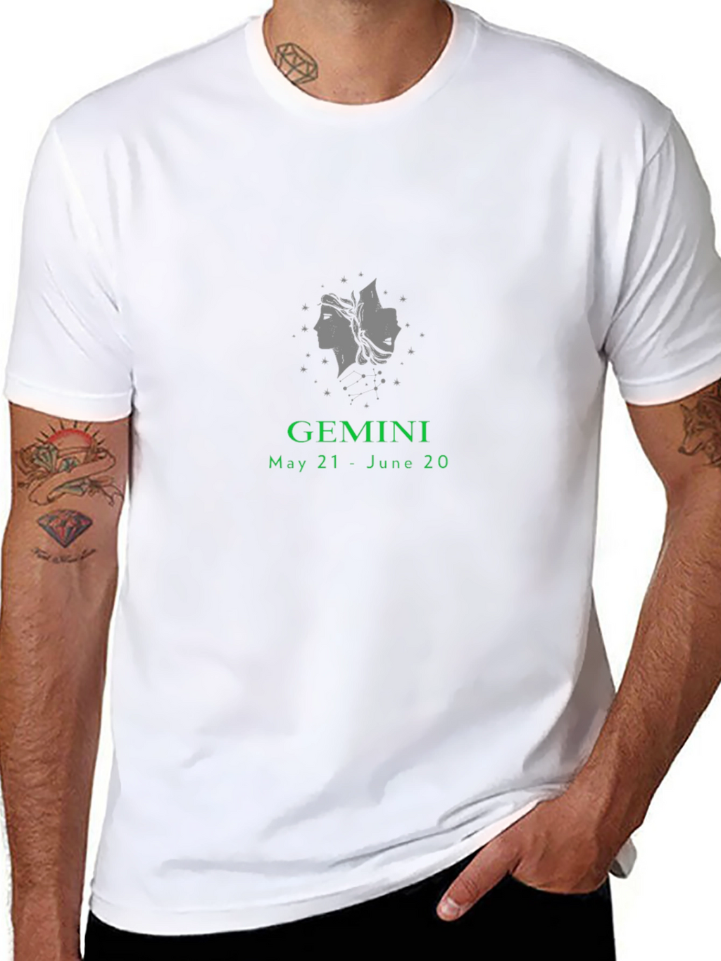 Gemini Zodiac T-Shirt - May 21 to June 20