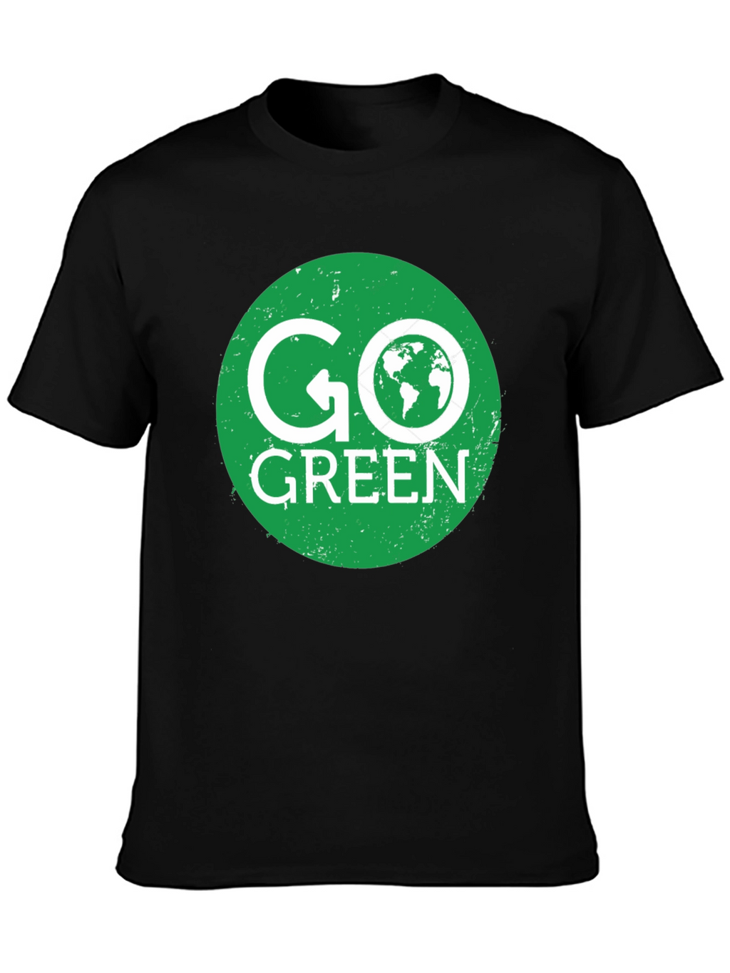 Go Green Earth Graphic Tee - Eco Friendly T-Shirt