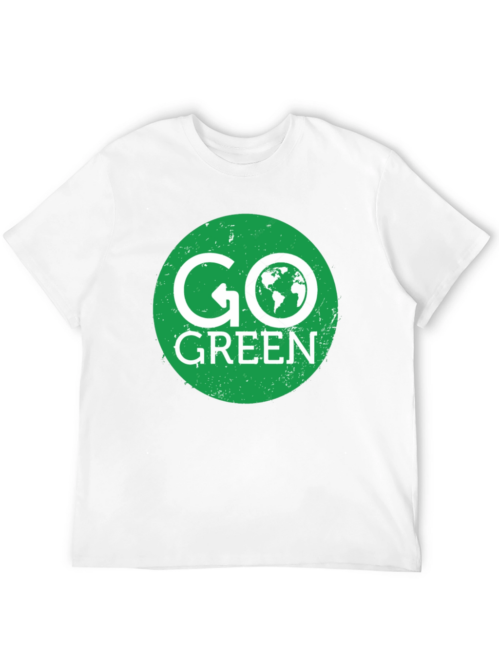 Go Green Earth Graphic Tee - Eco Friendly T-Shirt