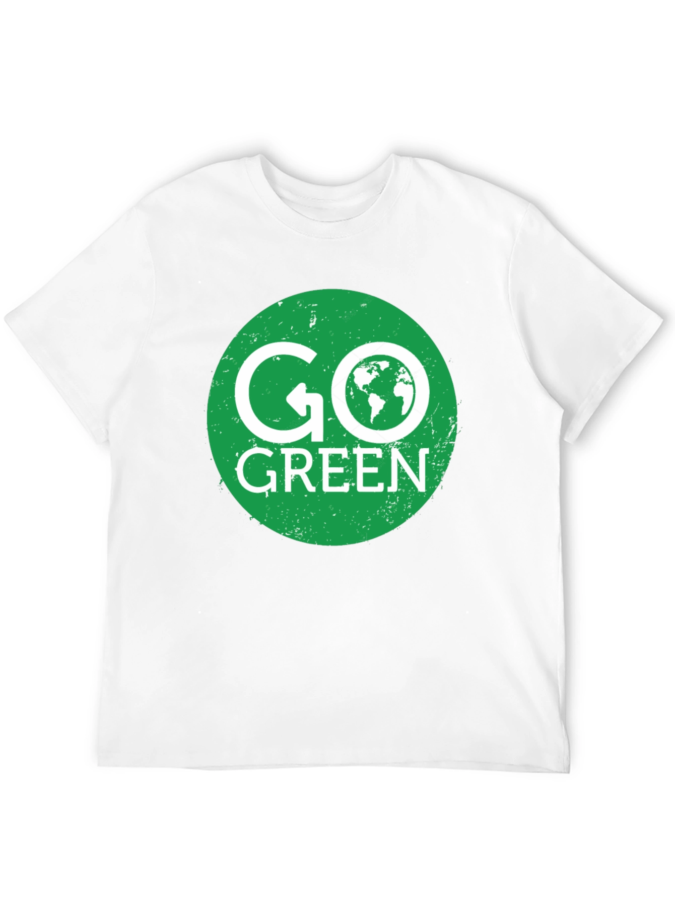 Go Green Earth Graphic Tee - Eco Friendly T-Shirt
