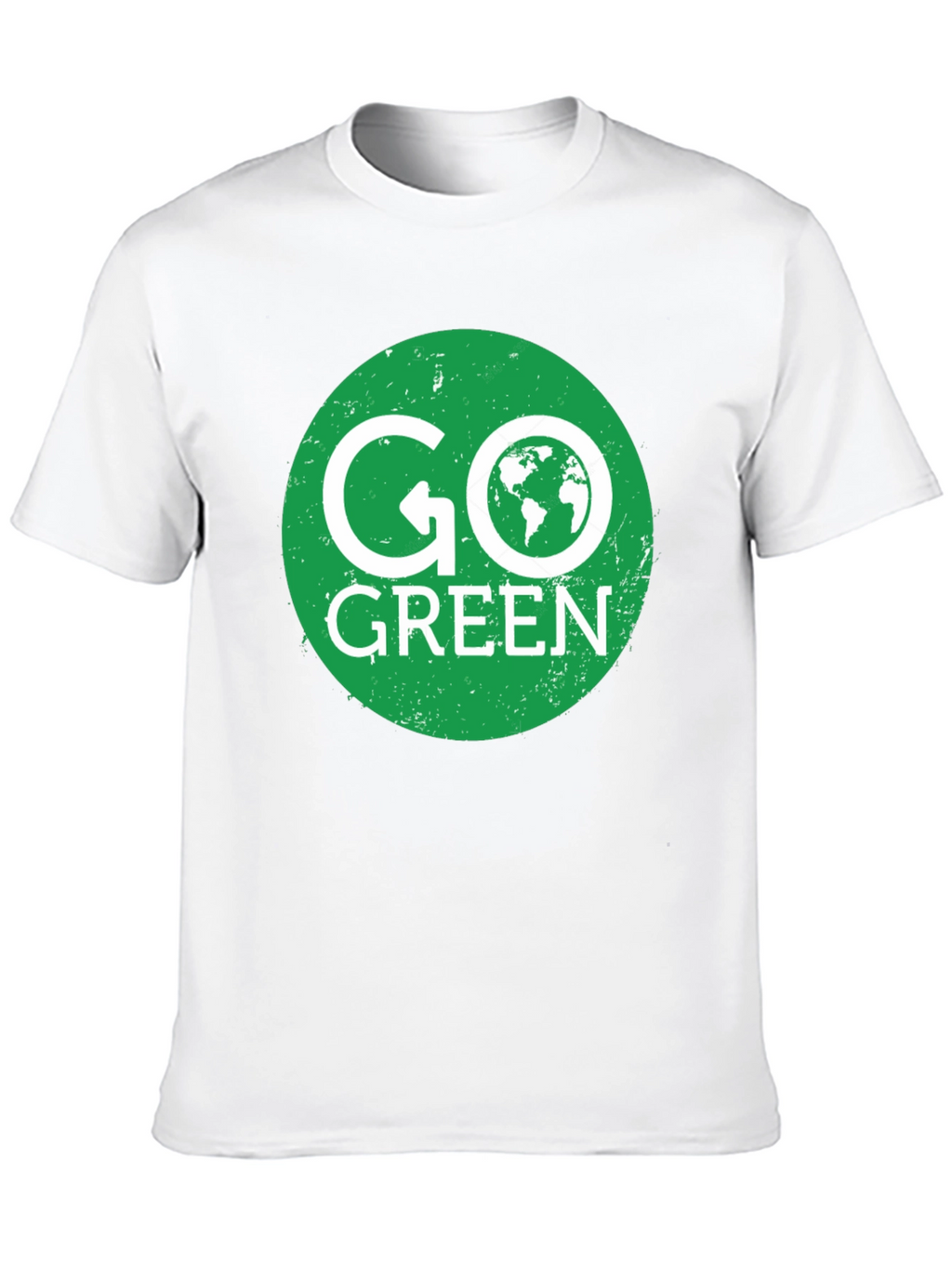 Go Green Earth Graphic Tee - Eco Friendly T-Shirt