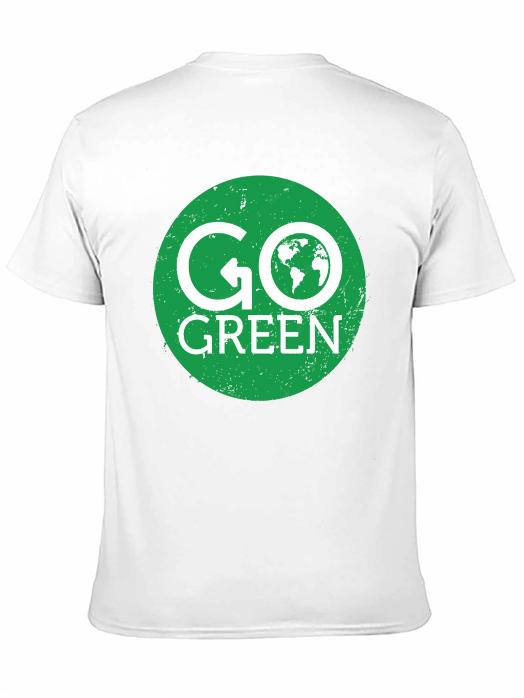 Go Green Earth Graphic Tee - Eco Friendly T-Shirt