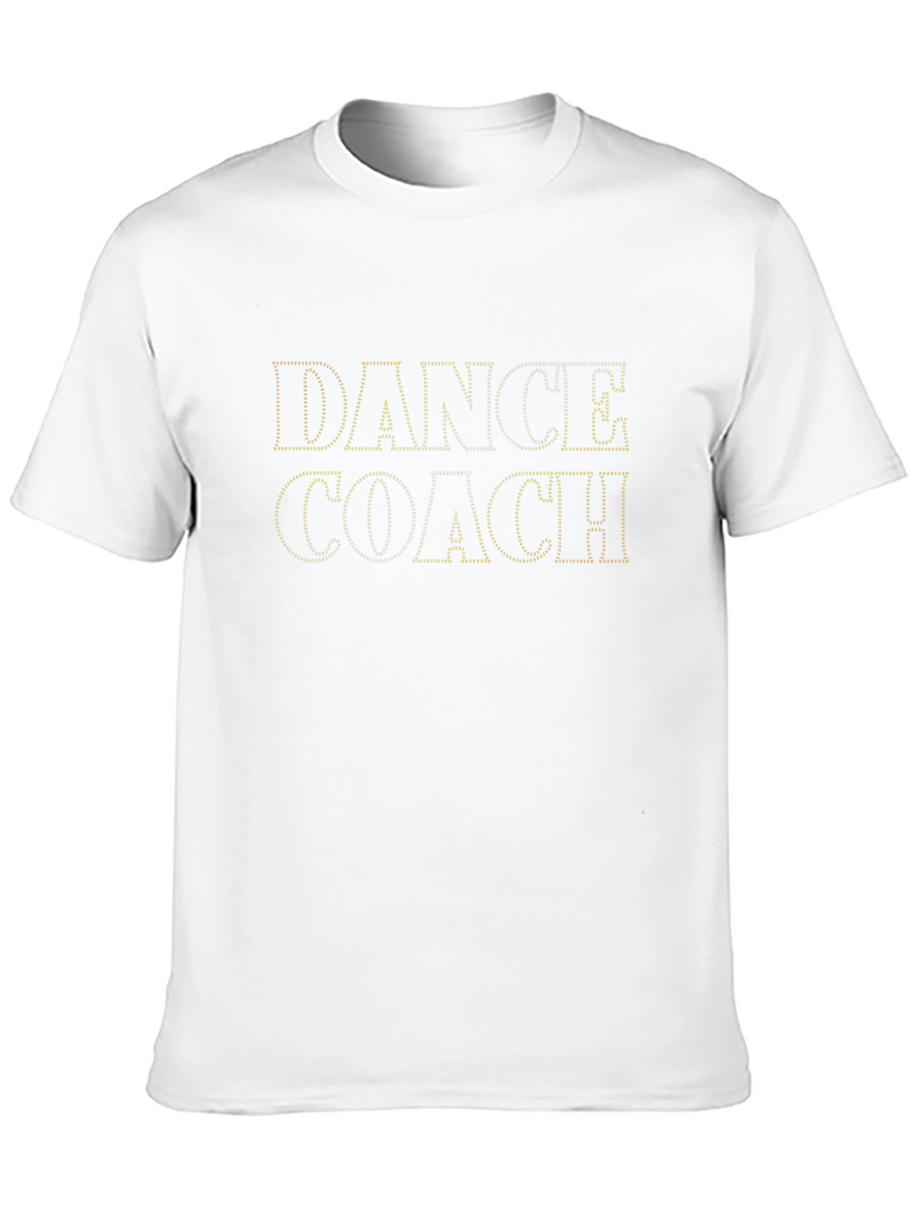 Dance Coach Rhinestone Graphic Tee - Black