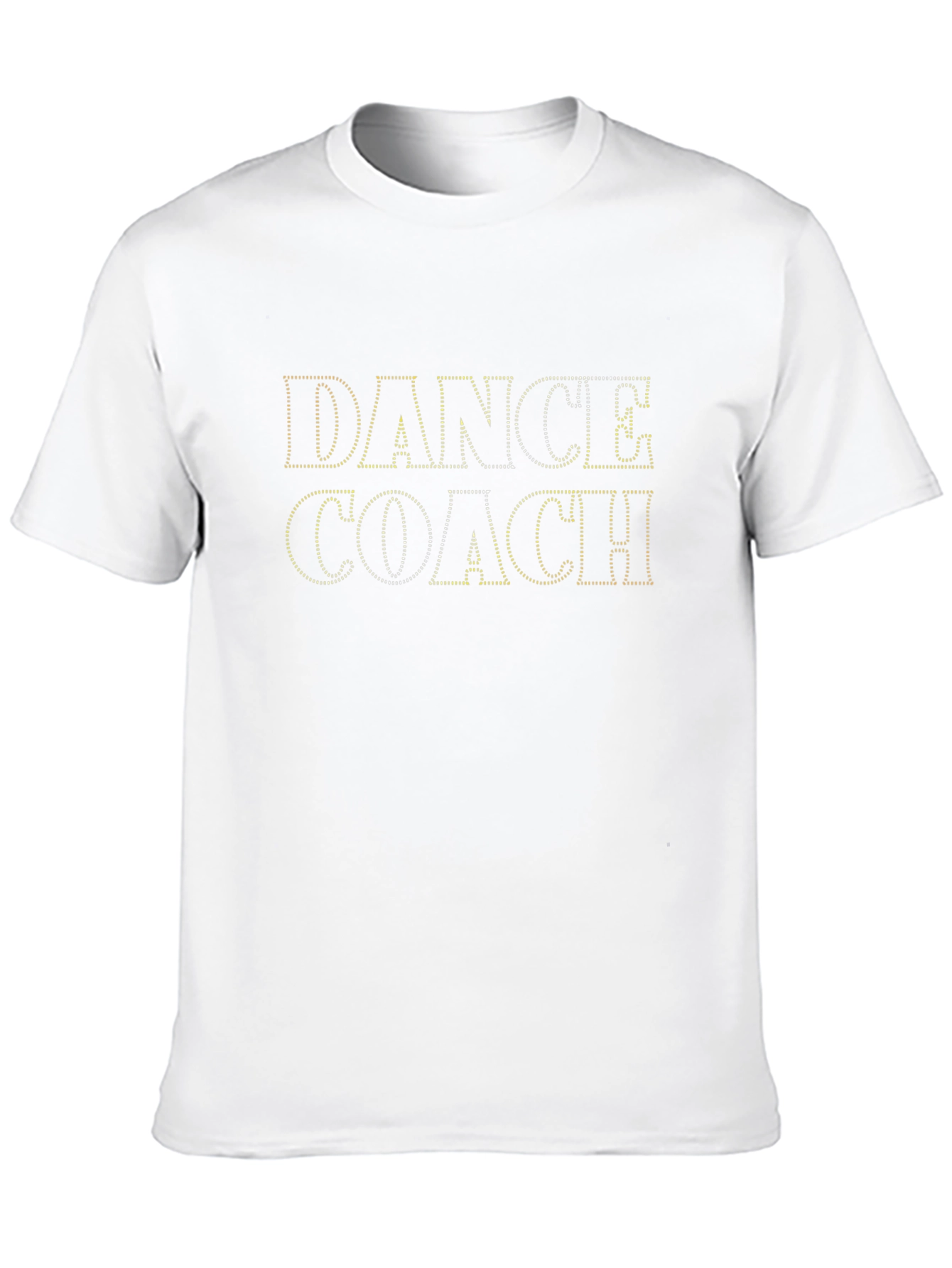 Dance Coach Rhinestone Graphic Tee - Black