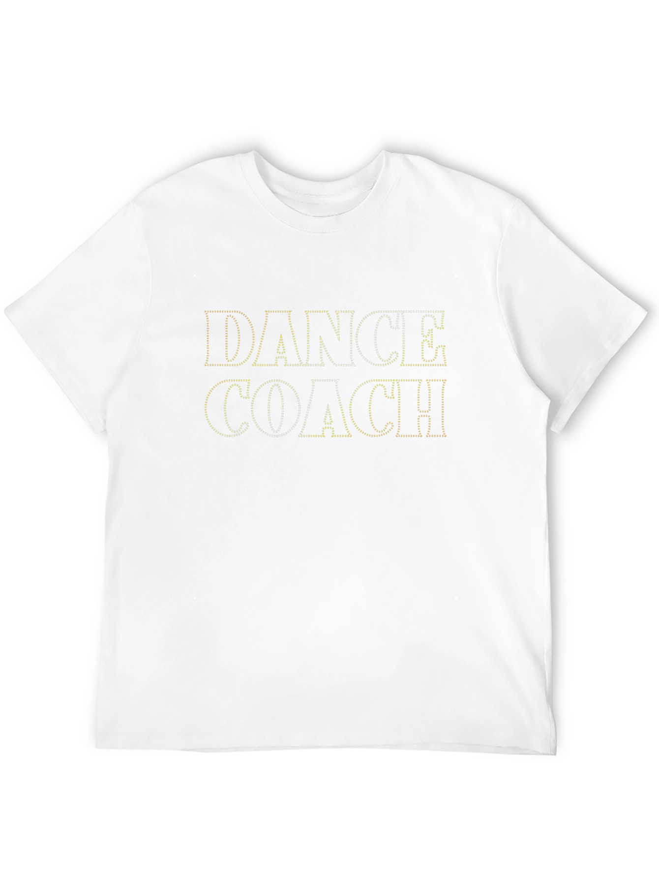 Dance Coach Rhinestone Graphic Tee - Black