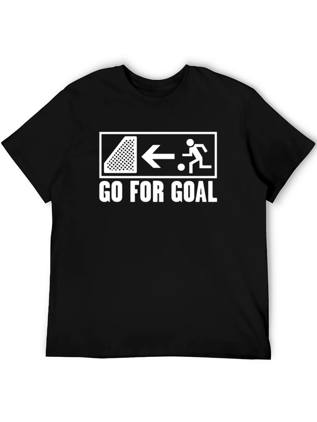 Go for Goal Soccer T-Shirt - Black