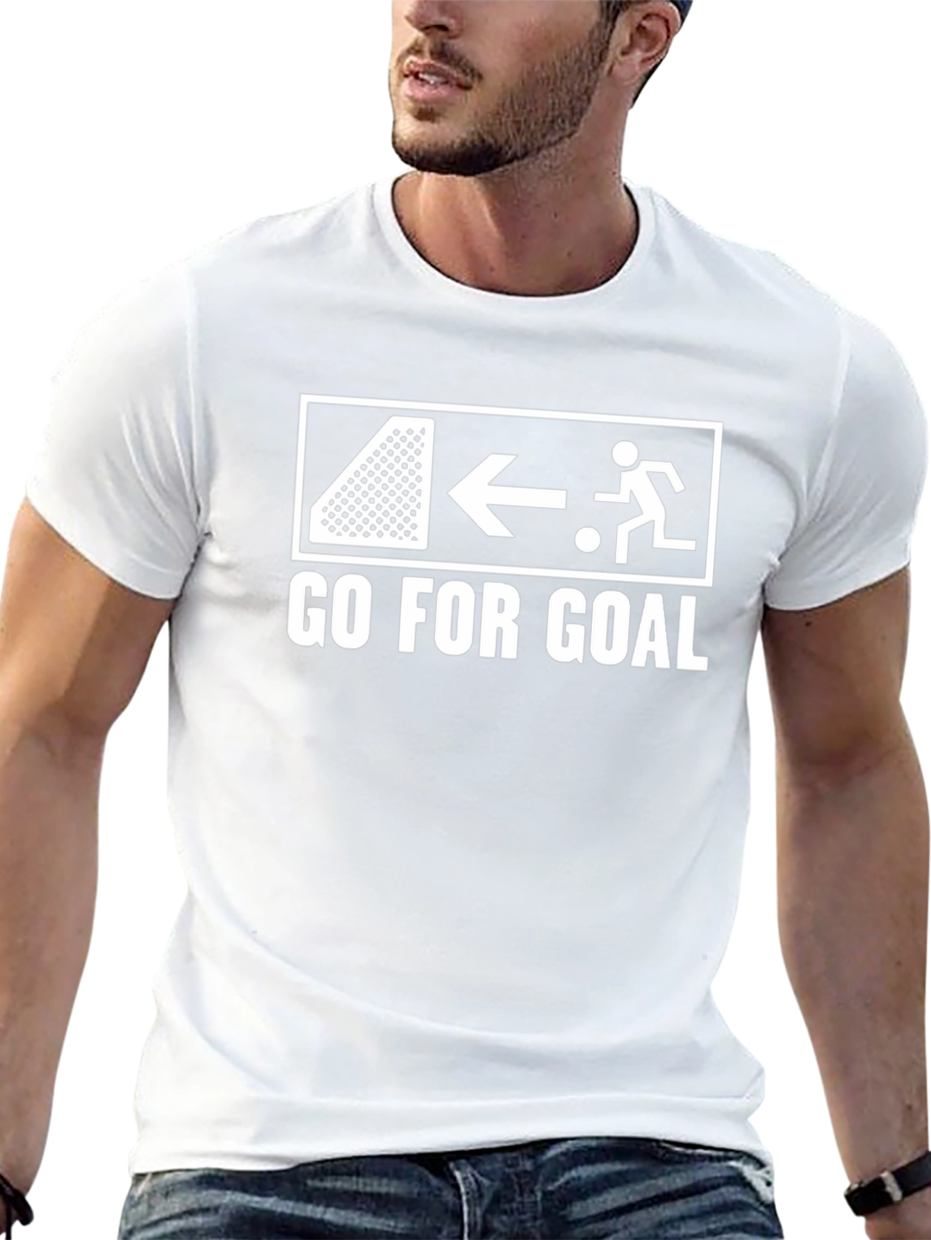 Go for Goal Soccer T-Shirt - Black