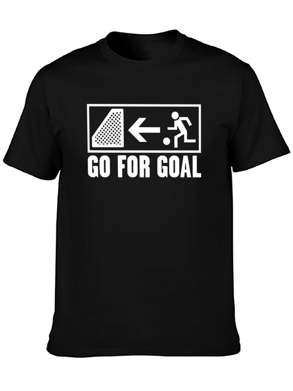 Go for Goal Soccer T-Shirt - Black