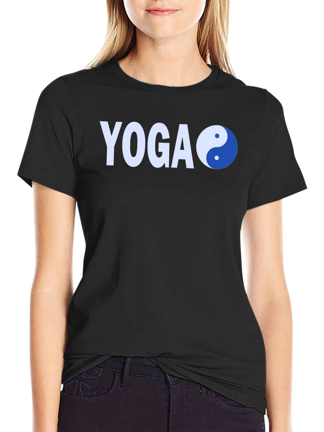 Yoga Yin Yang Graphic T-Shirt - Relax & Find Balance