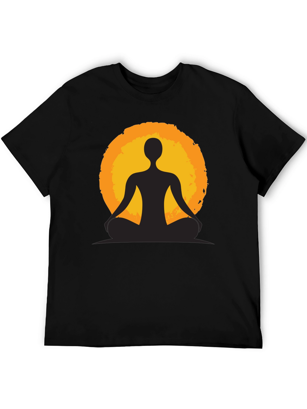 Meditative Silhouette Graphic Tee