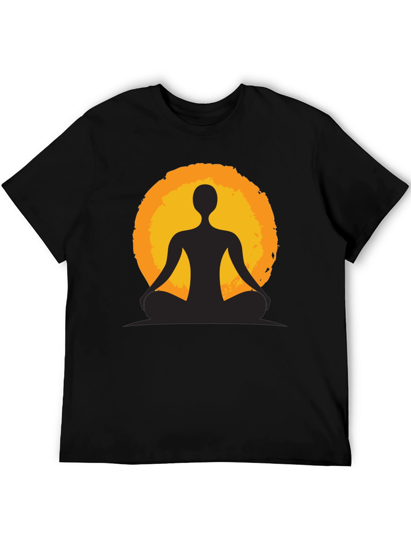 Meditative Silhouette Graphic Tee