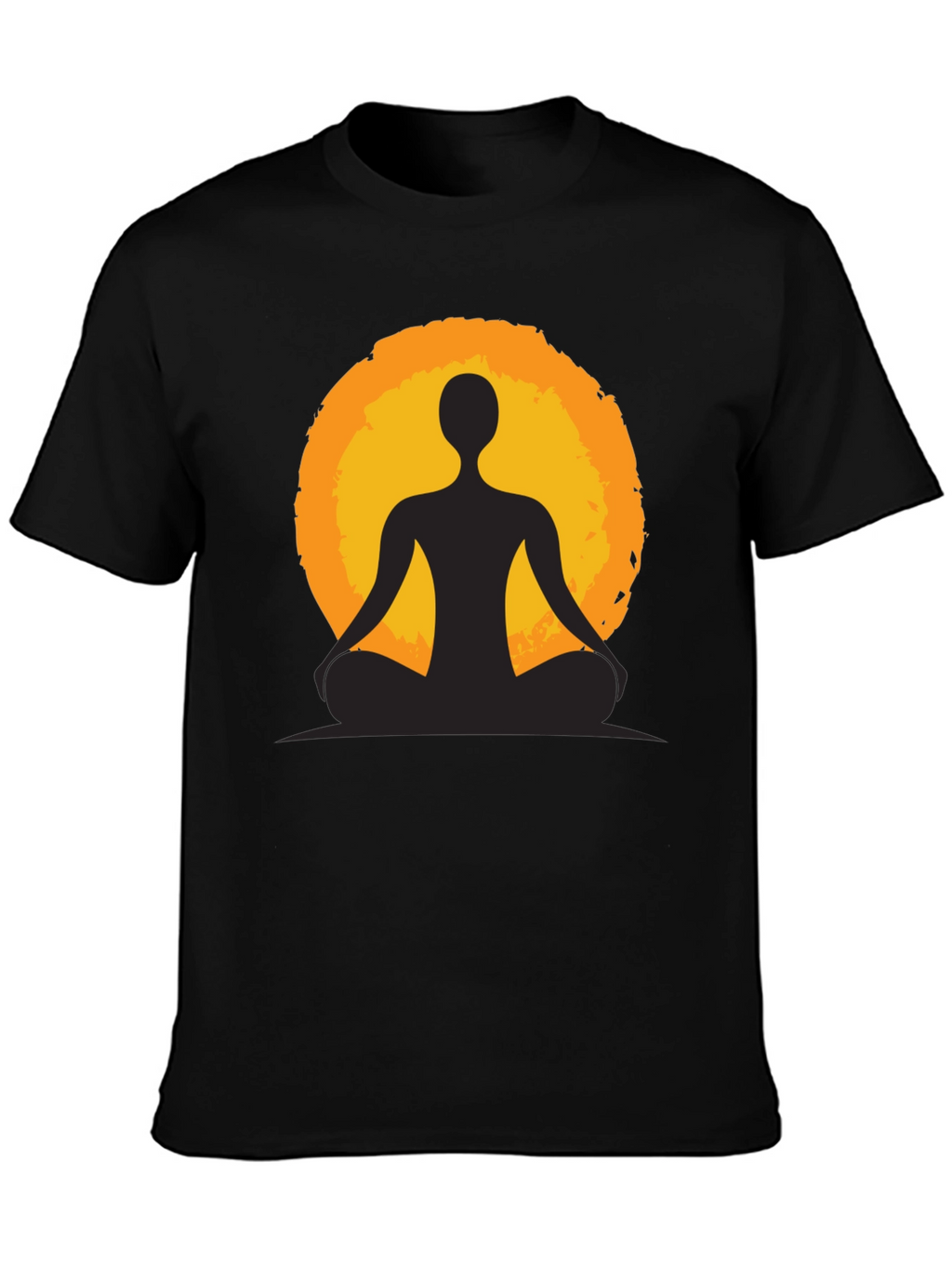 Meditative Silhouette Graphic Tee