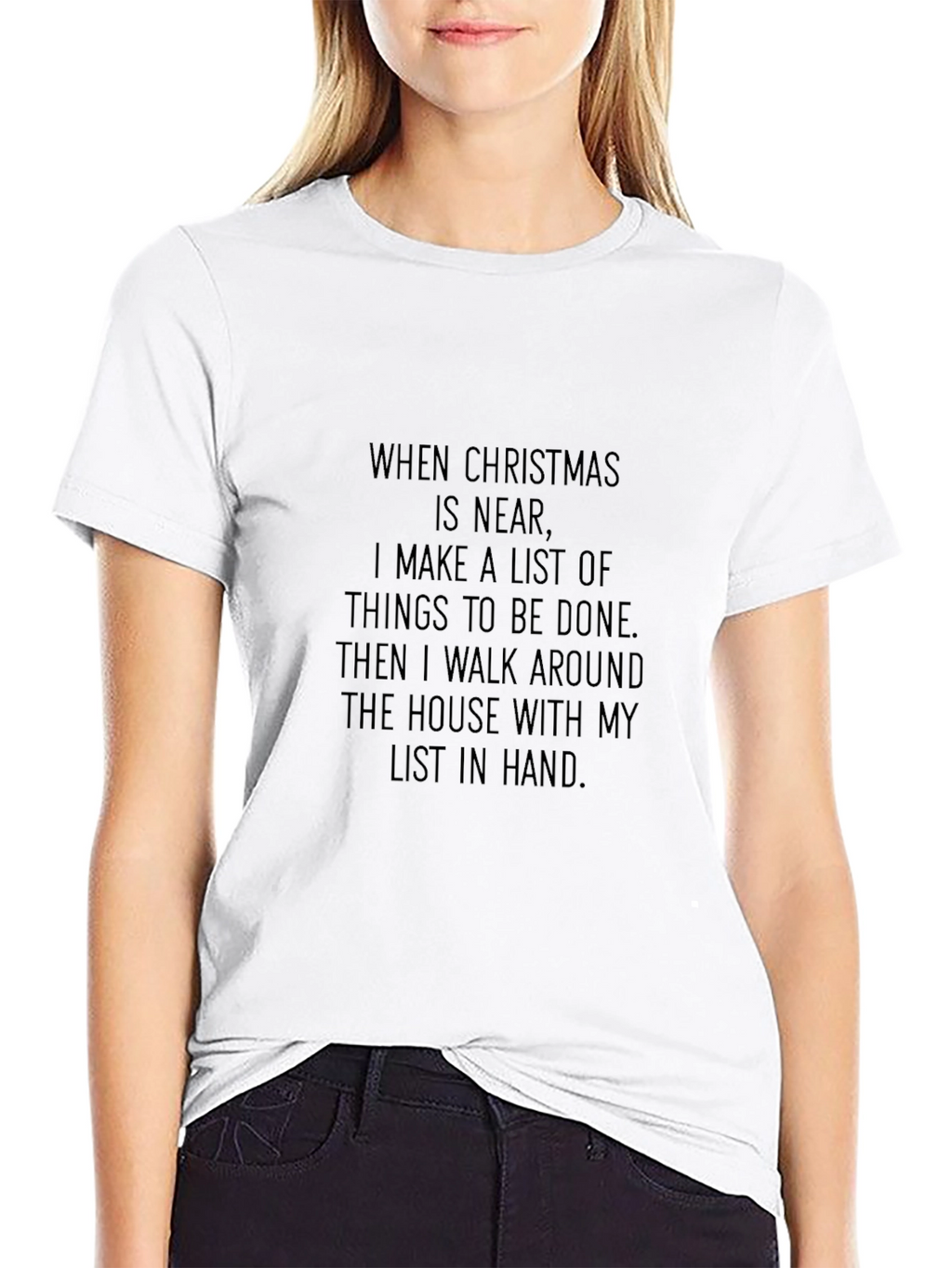 Christmas List T-Shirt: Funny Holiday To-Do Tee