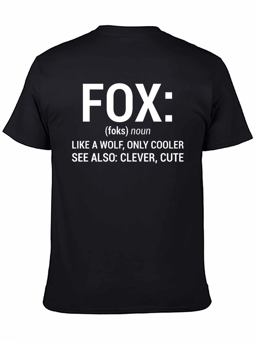 Funny Fox Definition Novelty T-Shirt