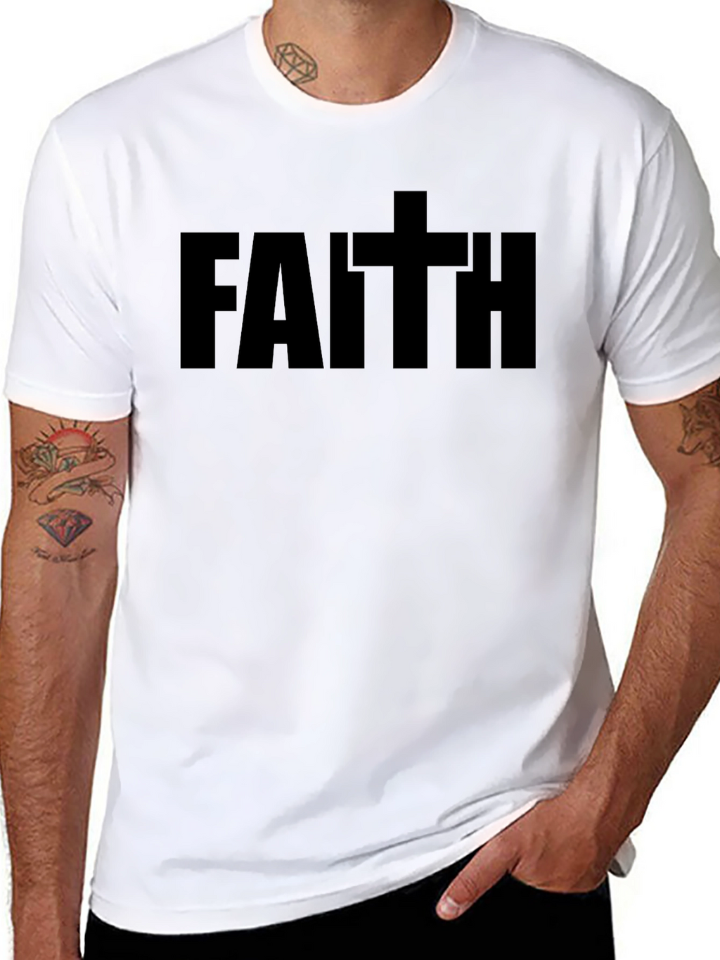 Faith Graphic T-Shirt - Religious Christian Tee