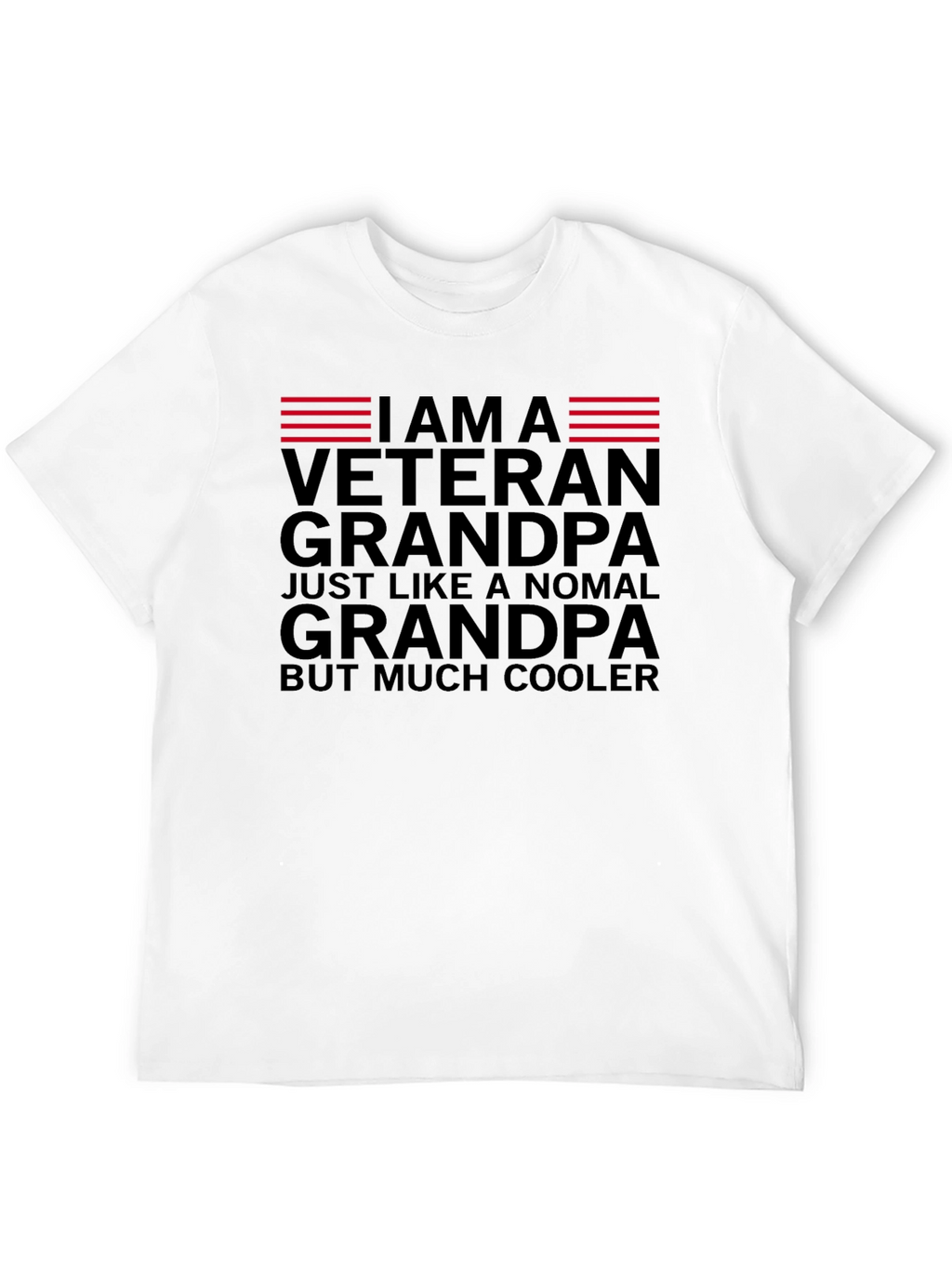 Veteran Grandpa T-Shirt - Cool Grandpa Tee