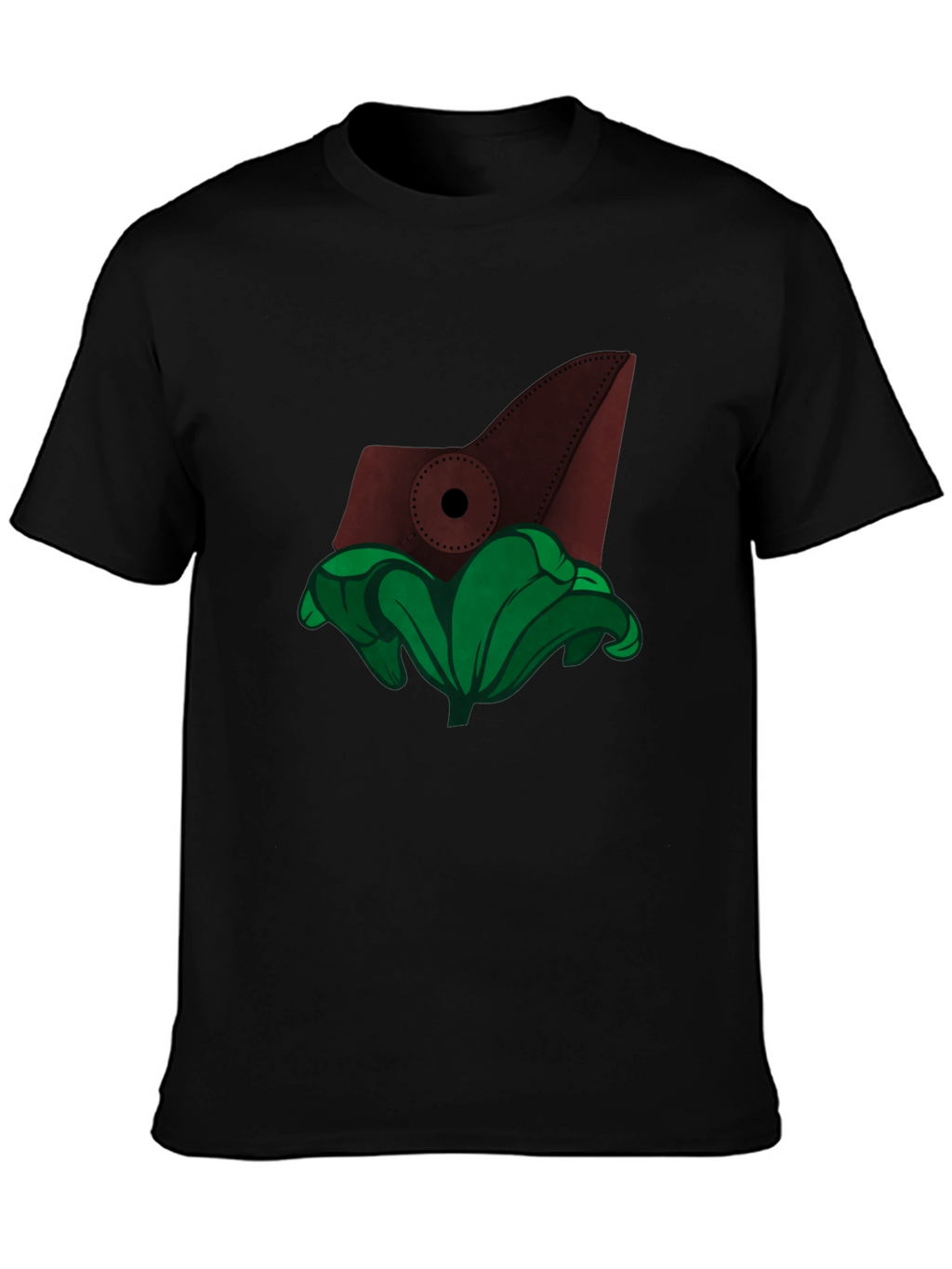 Plague Doctor Graphic Black T-Shirt