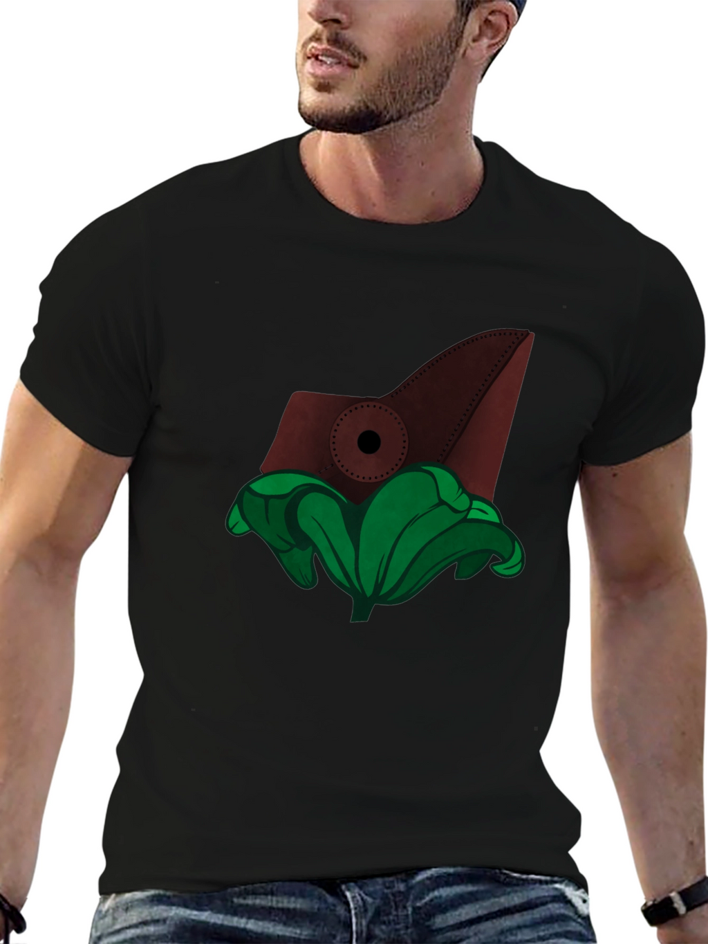 Plague Doctor Graphic Black T-Shirt