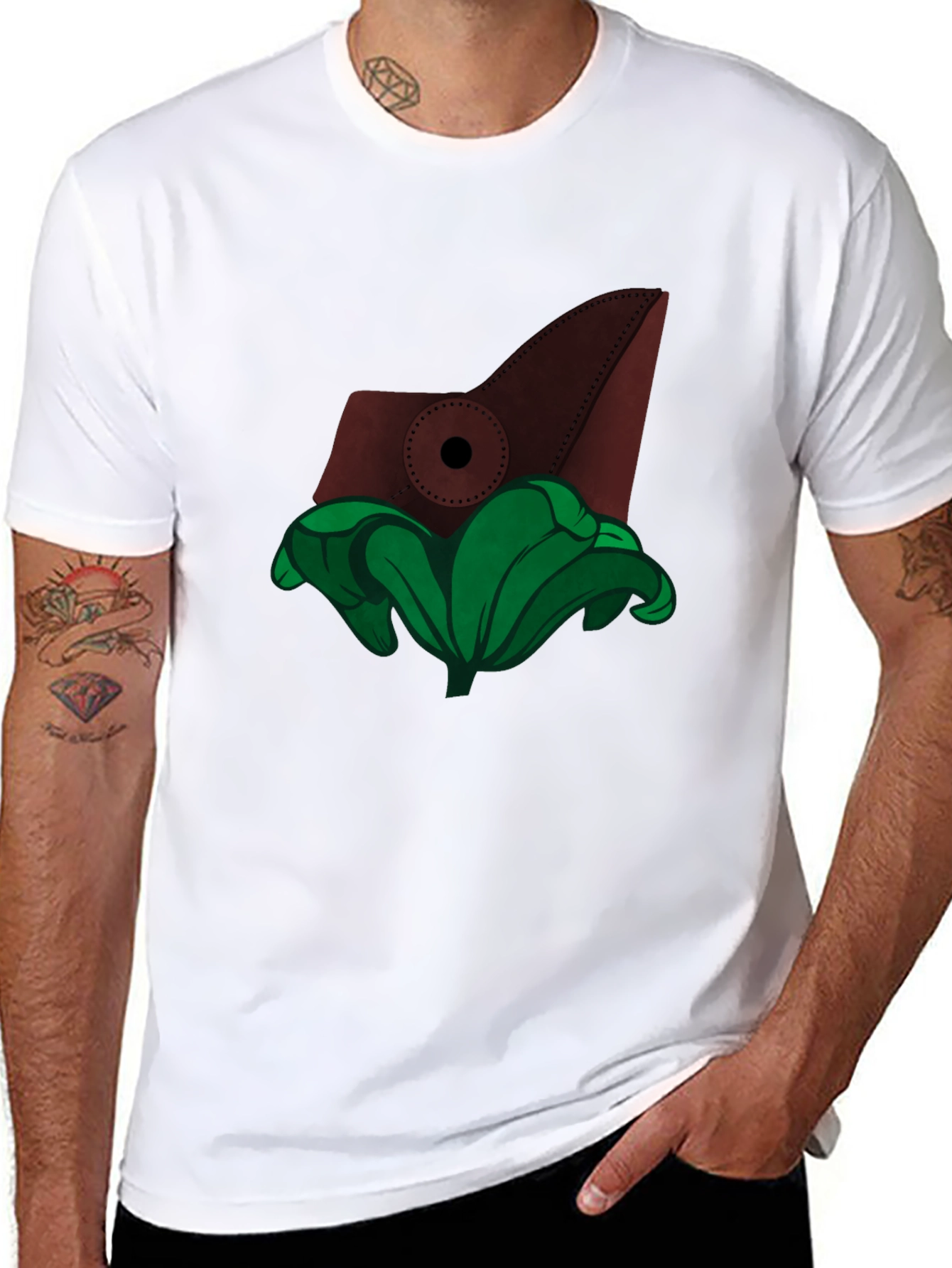 Plague Doctor Graphic Black T-Shirt