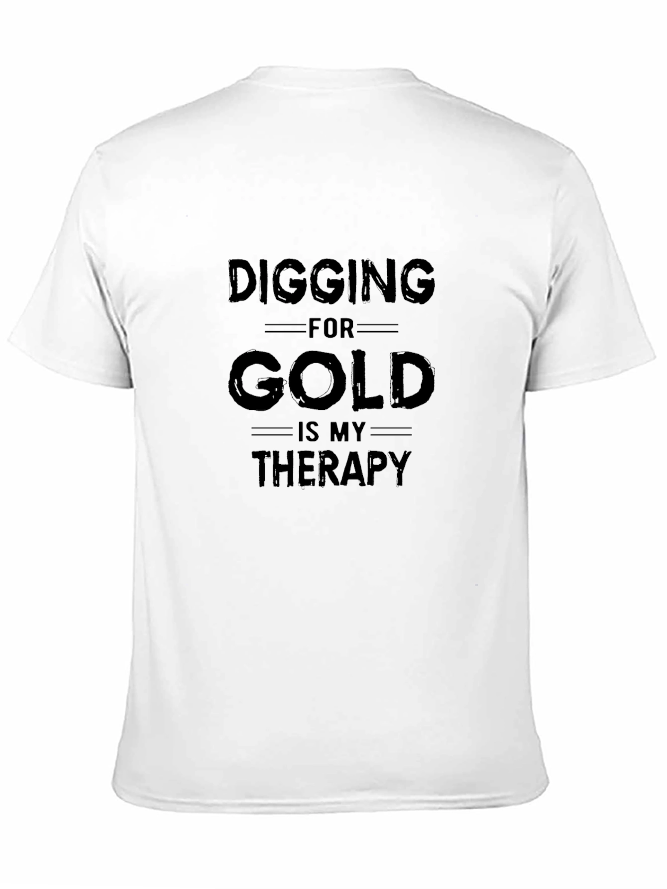 Digging For Gold Therapy Black T-Shirt