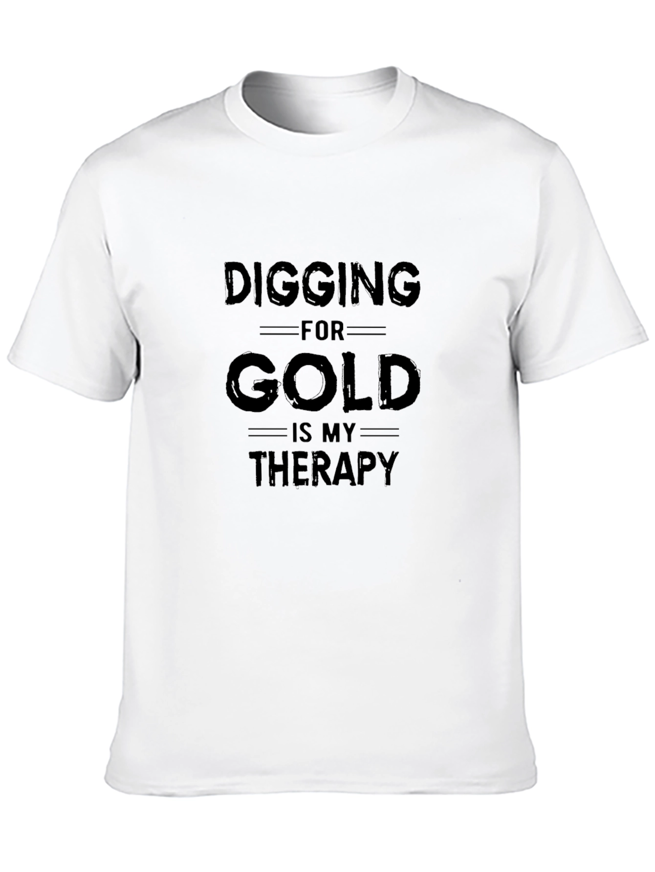 Digging For Gold Therapy Black T-Shirt