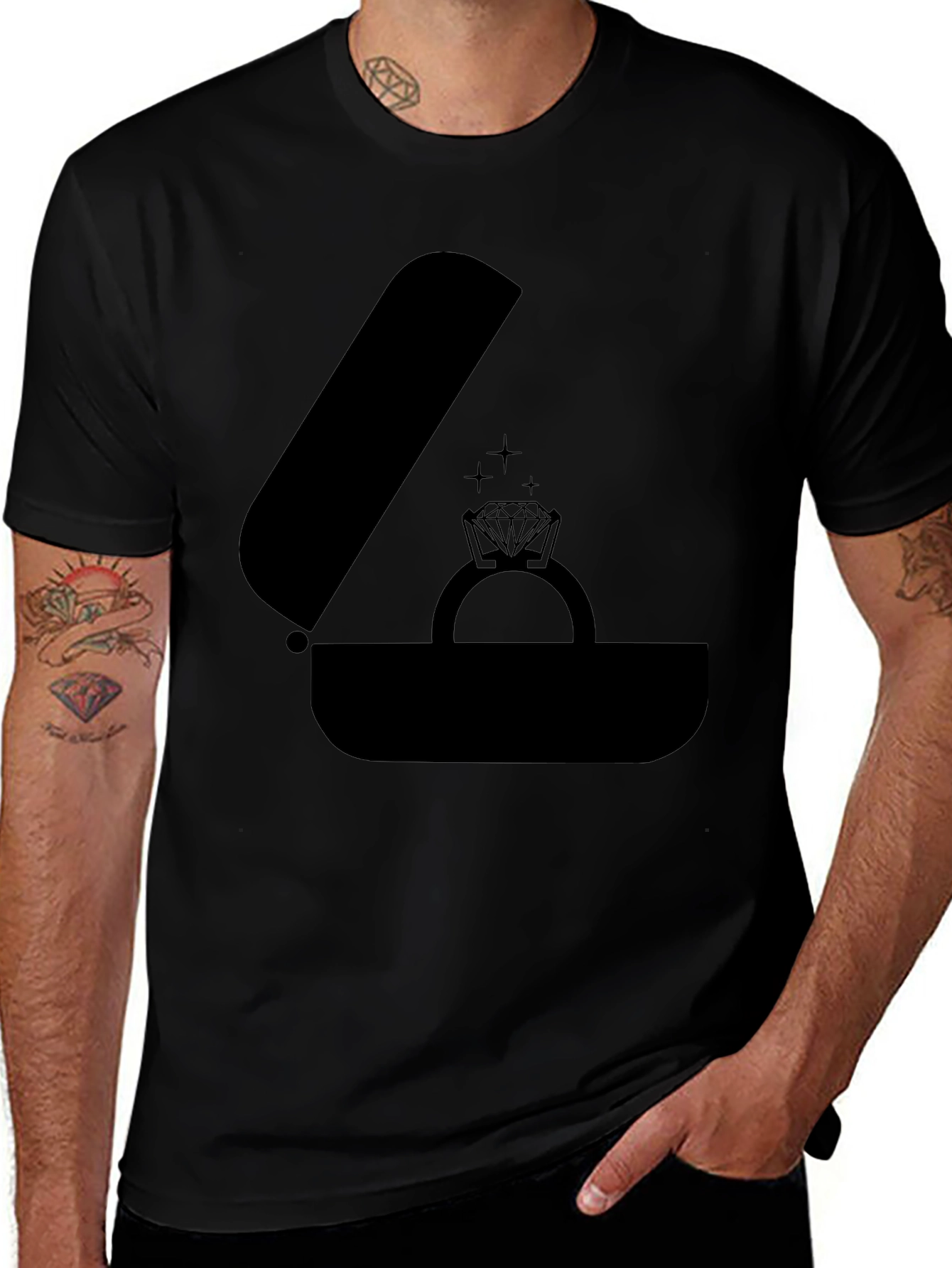 Engagement Ring T-Shirt - Proposal Tee