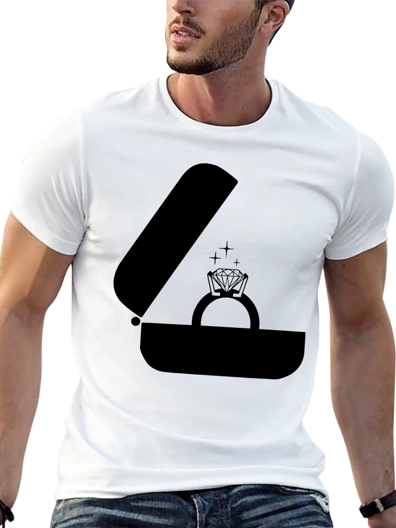 Engagement Ring T-Shirt - Proposal Tee