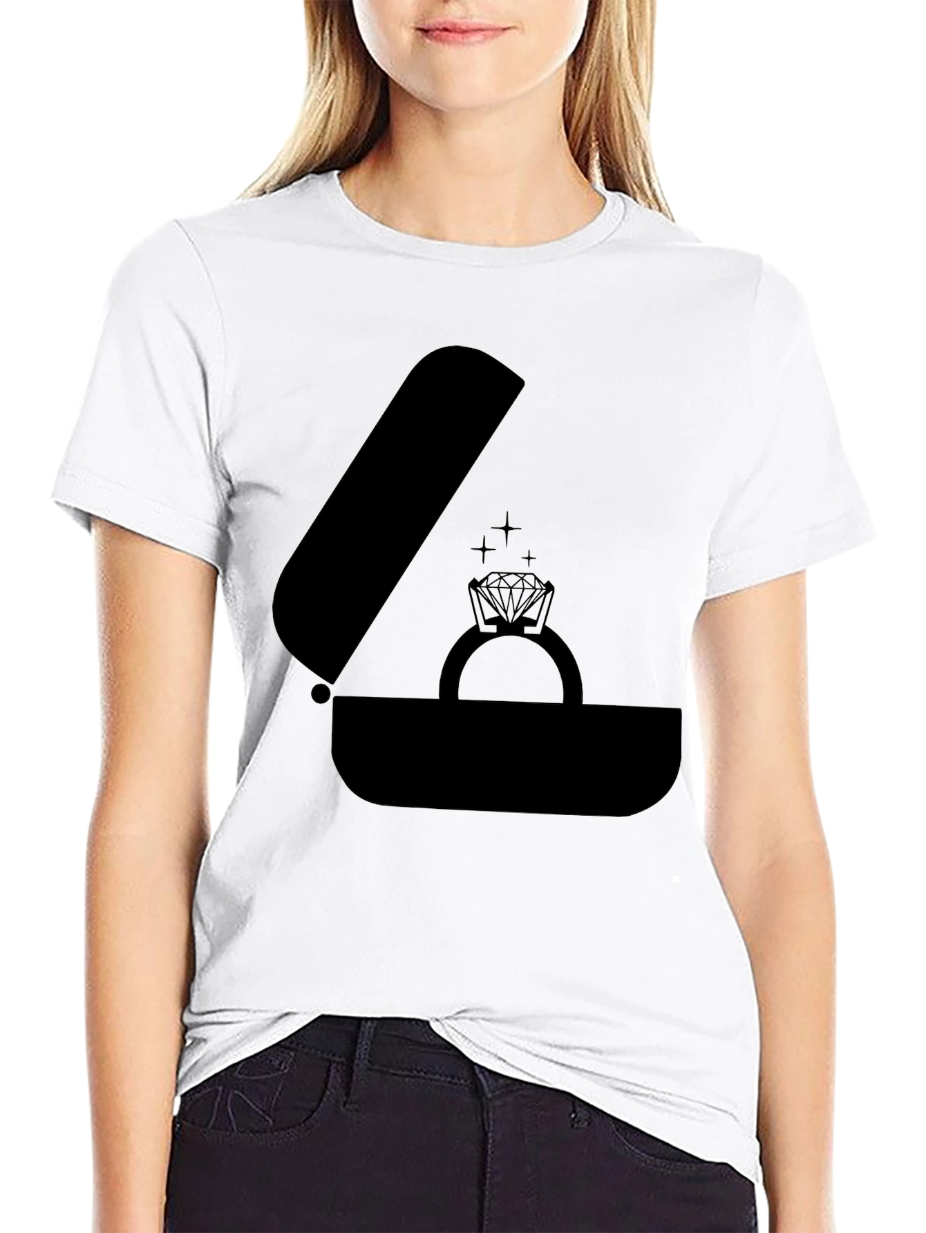 Engagement Ring T-Shirt - Proposal Tee