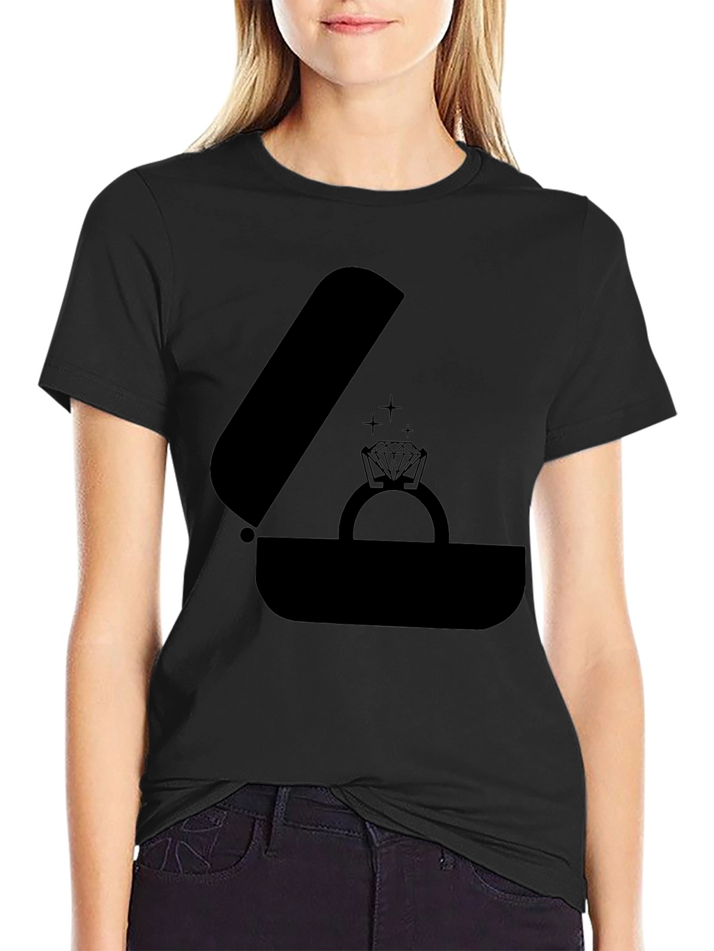 Engagement Ring T-Shirt - Proposal Tee