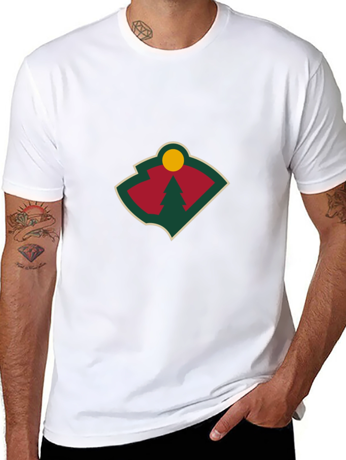 Nature Emblem Black Tee