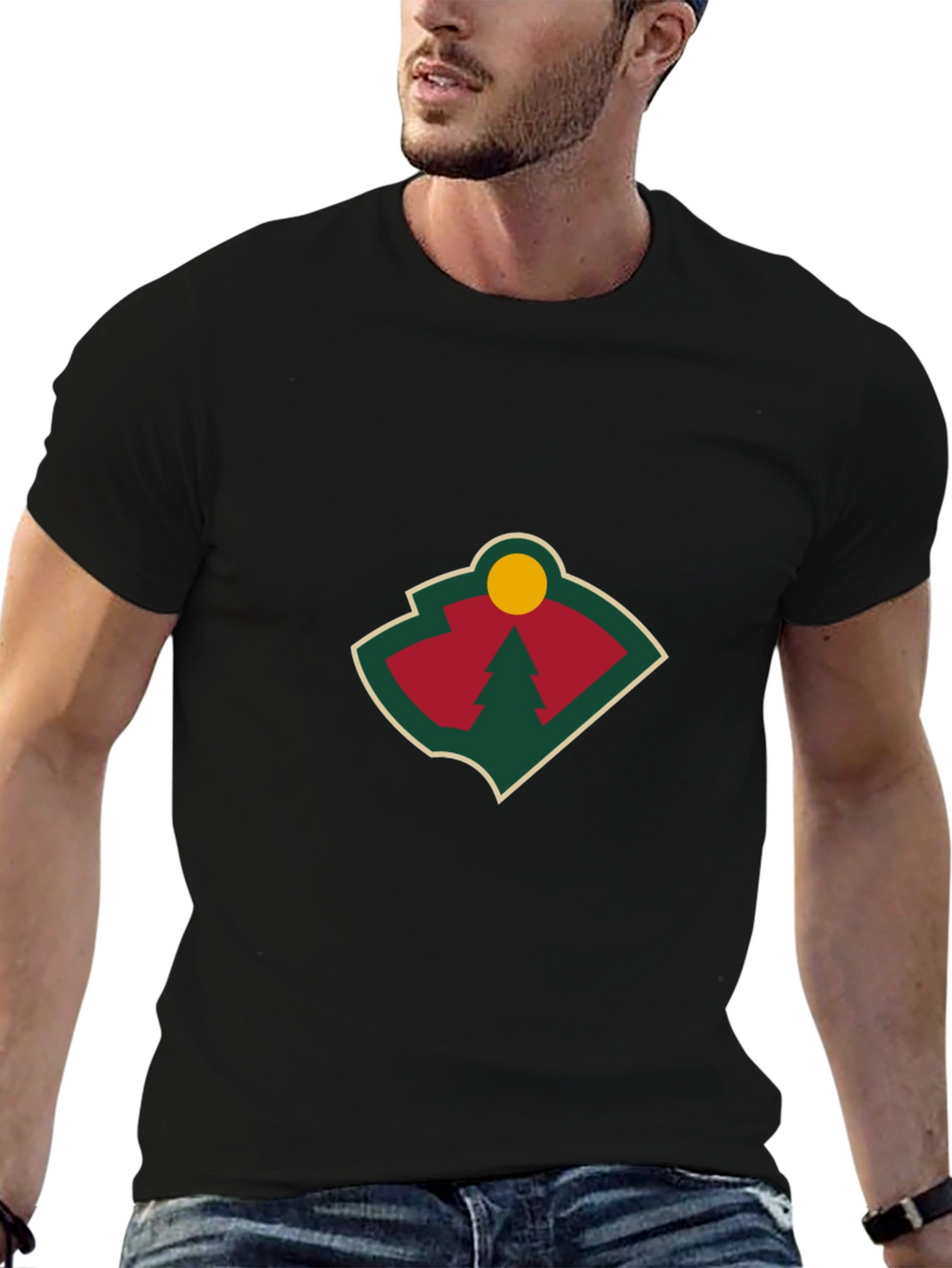 Nature Emblem Black Tee