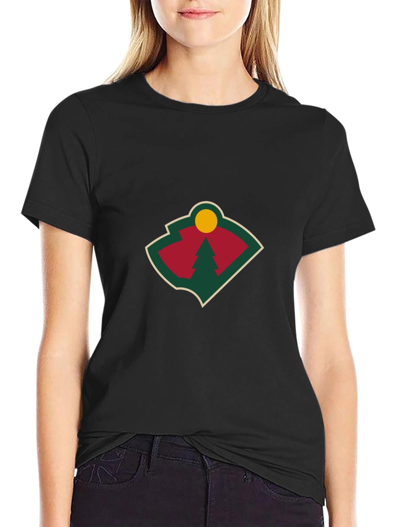 Nature Emblem Black Tee