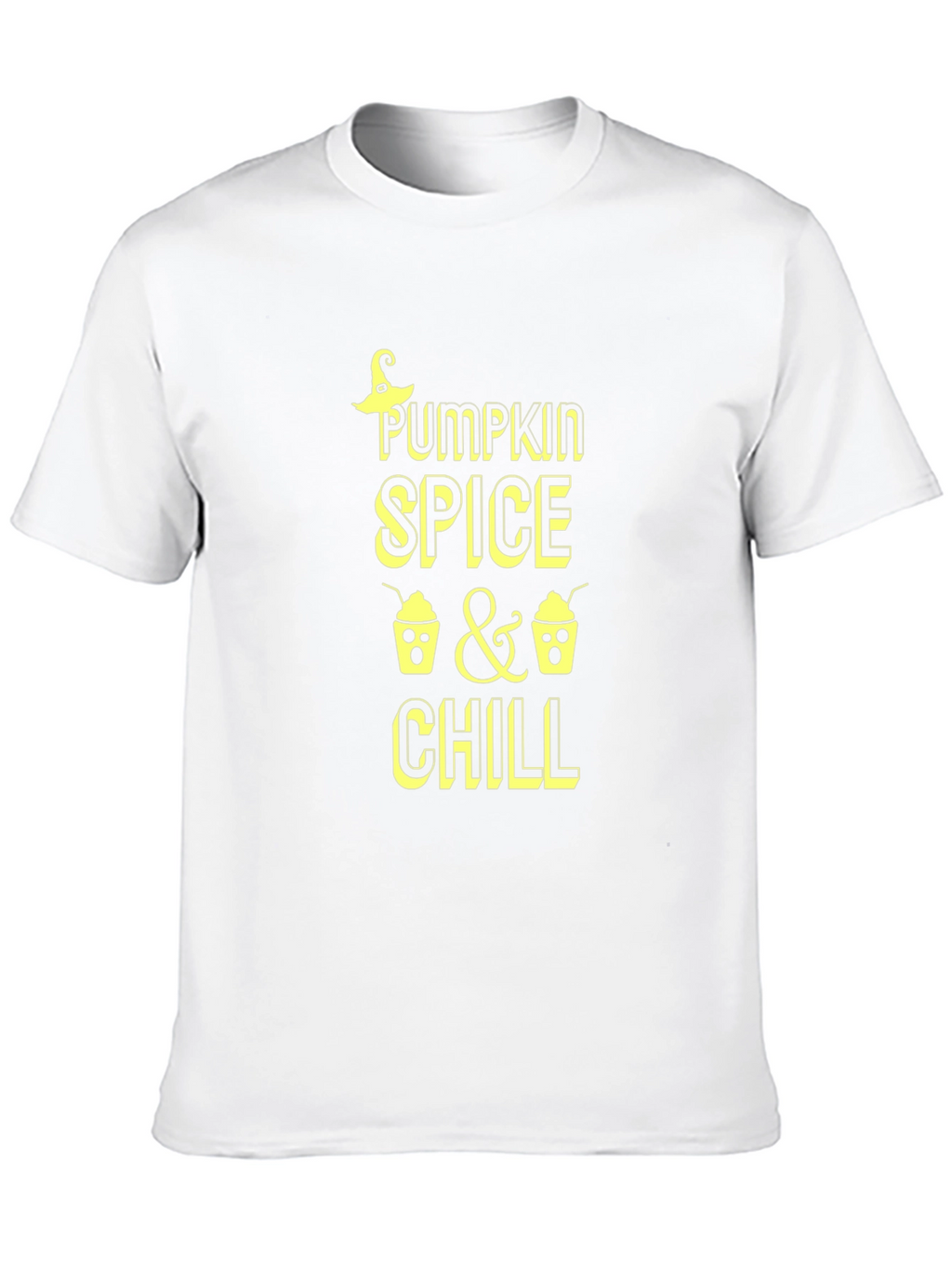 Pumpkin Spice & Chill Black Graphic Tee