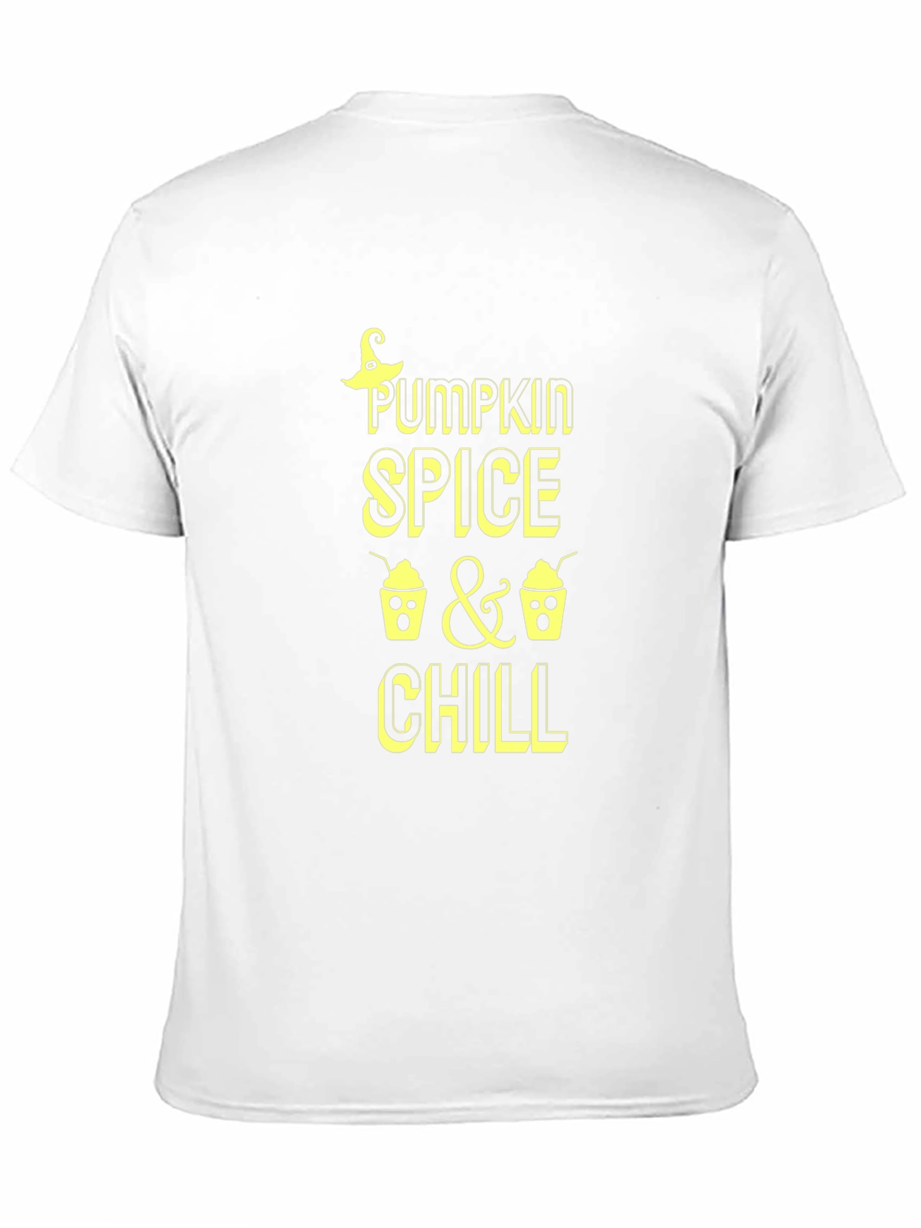 Pumpkin Spice & Chill Black Graphic Tee