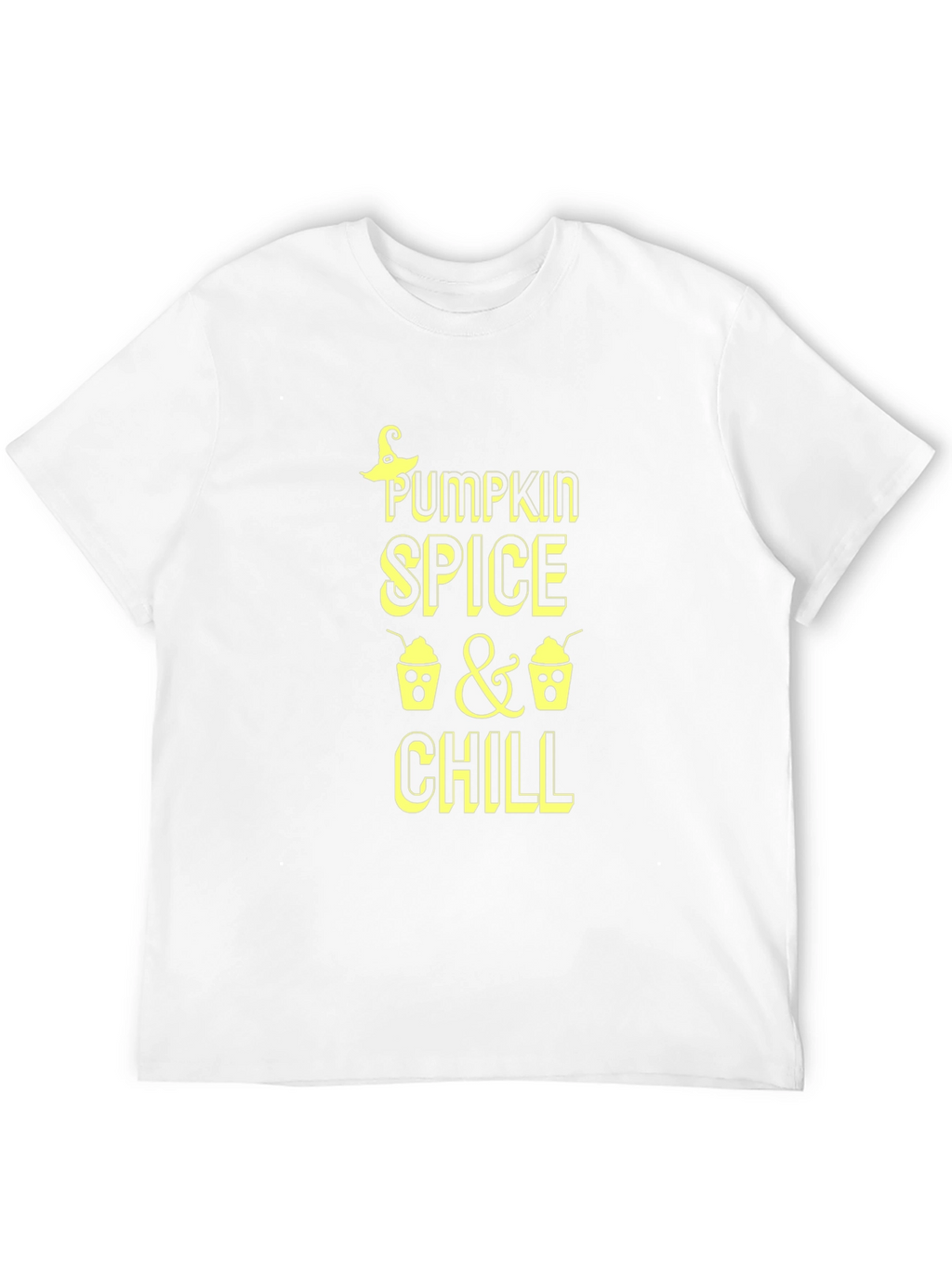 Pumpkin Spice & Chill Black Graphic Tee