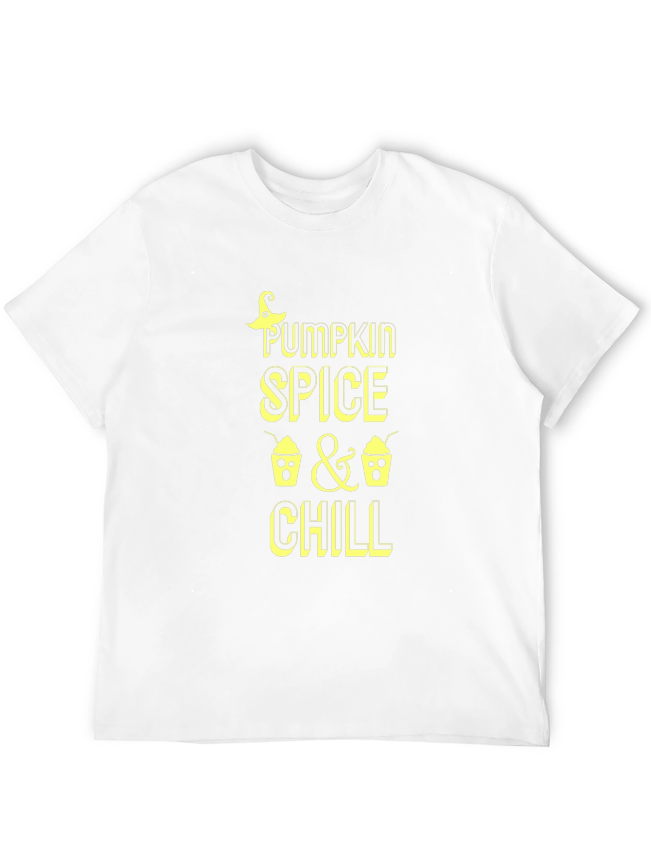Pumpkin Spice & Chill Black Graphic Tee