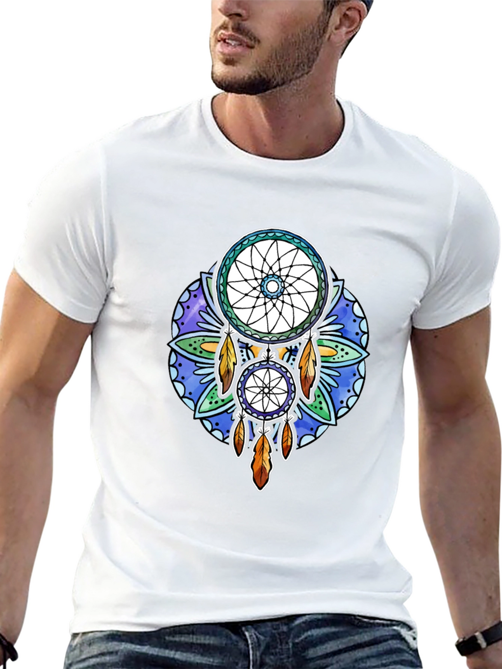Dreamcatcher Graphic Black T-Shirt