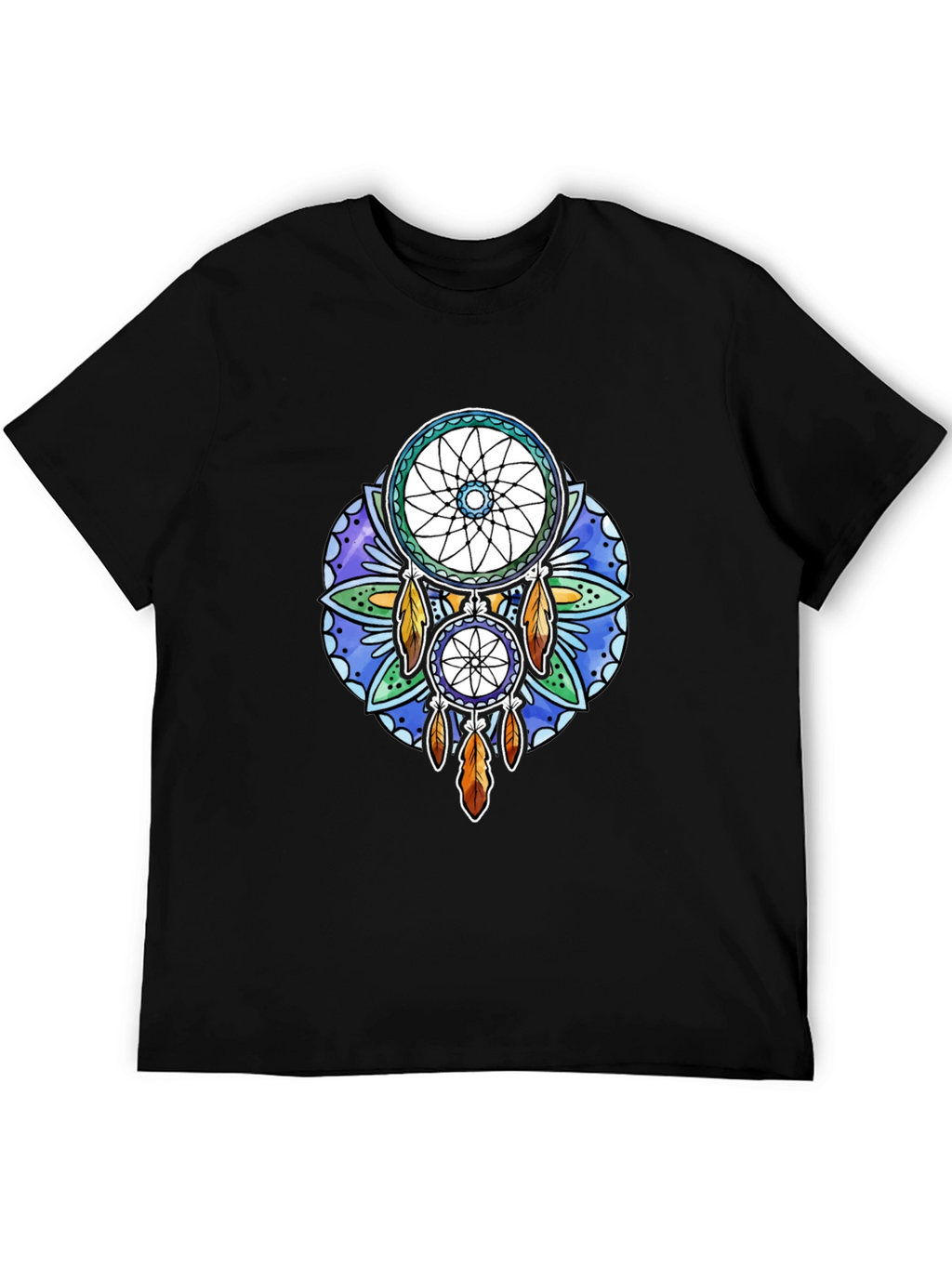 Dreamcatcher Graphic Black T-Shirt