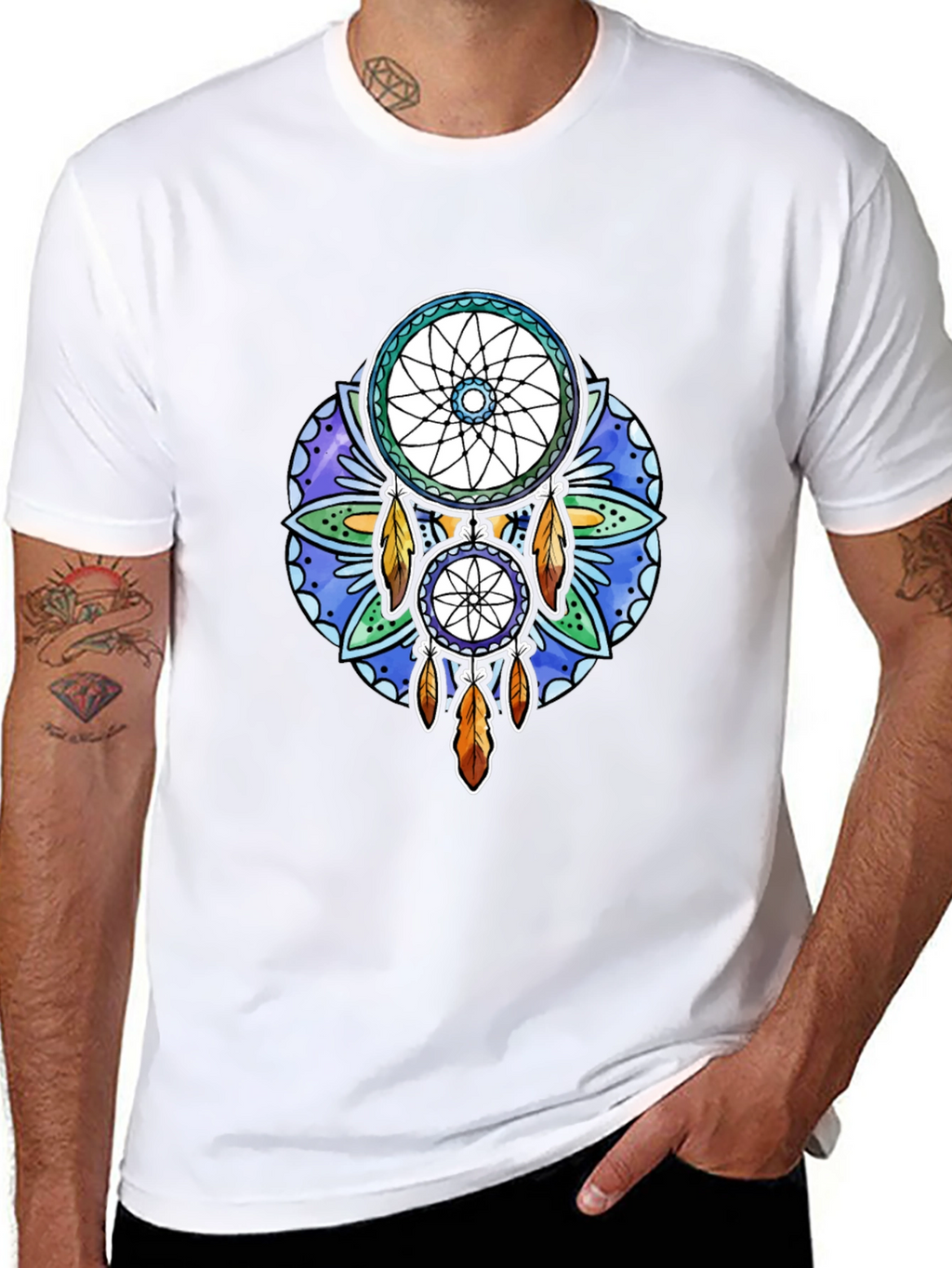Dreamcatcher Graphic Black T-Shirt