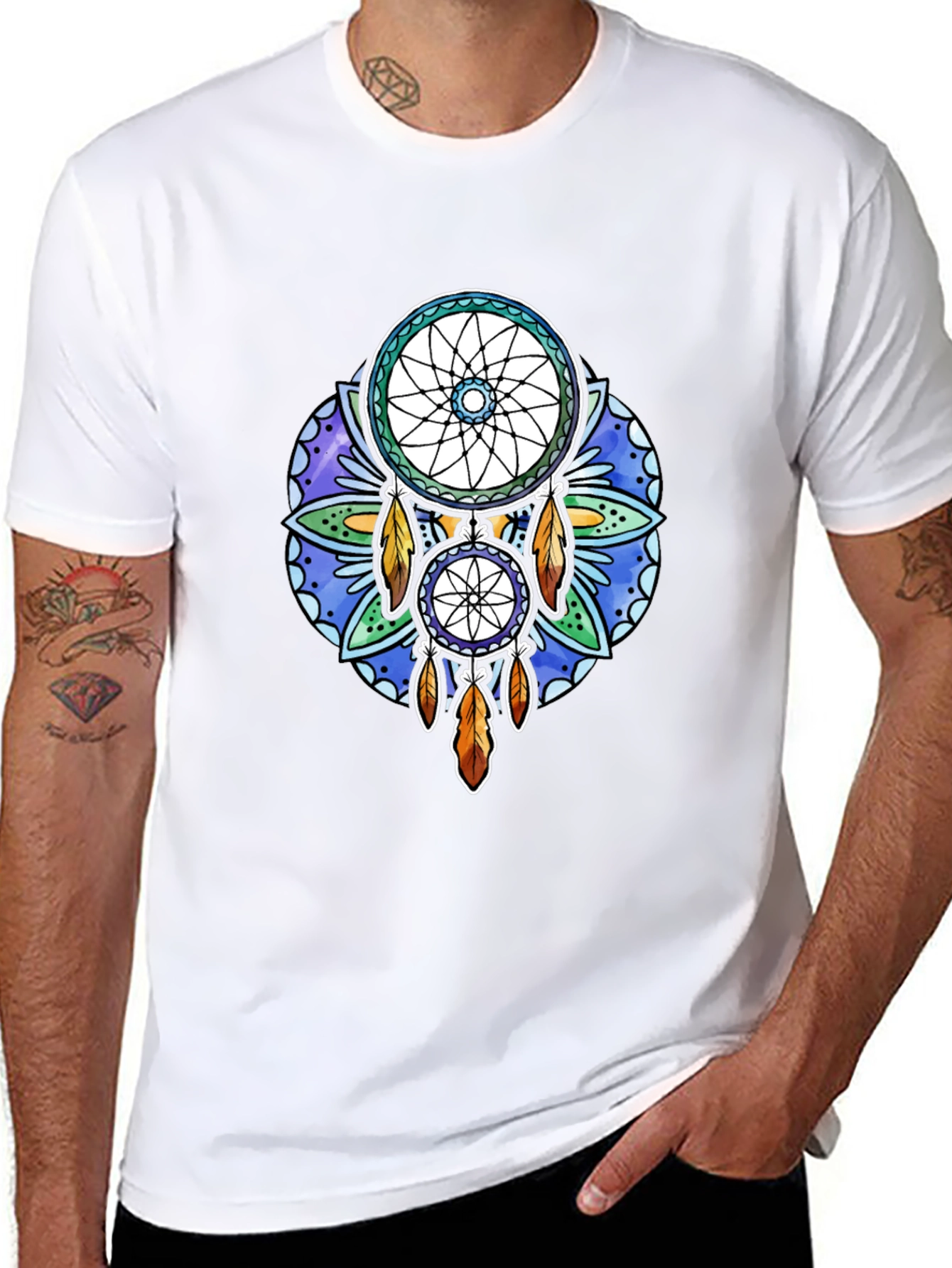 Dreamcatcher Graphic Black T-Shirt