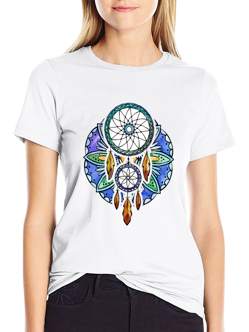 Dreamcatcher Graphic Black T-Shirt