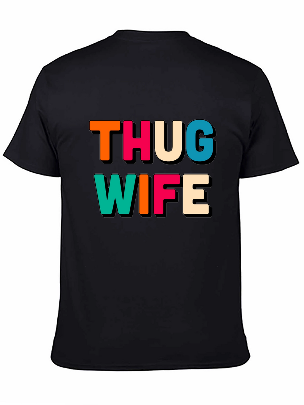 Thug Wife Black Graphic Tee