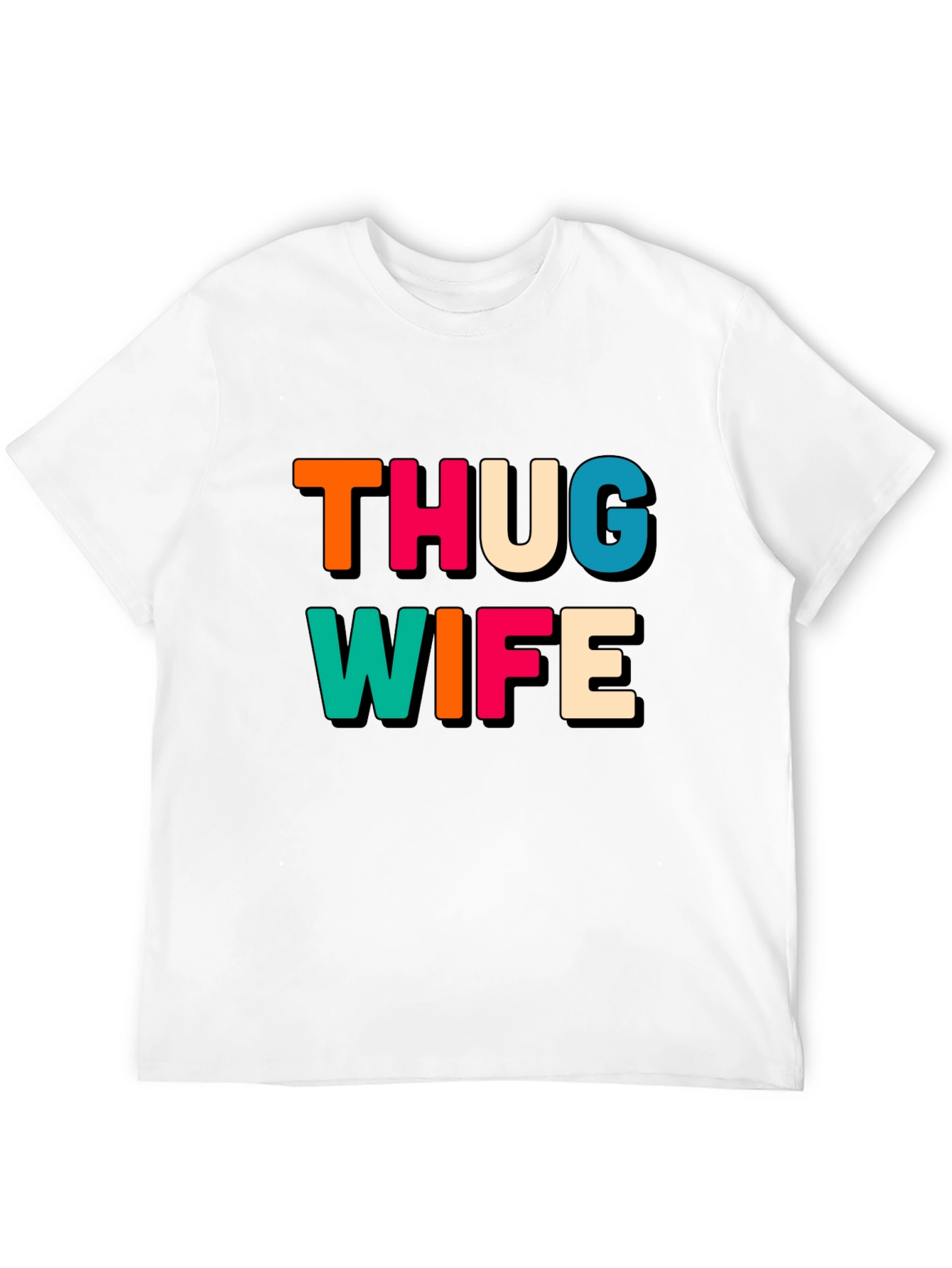 Thug Wife Black Graphic Tee