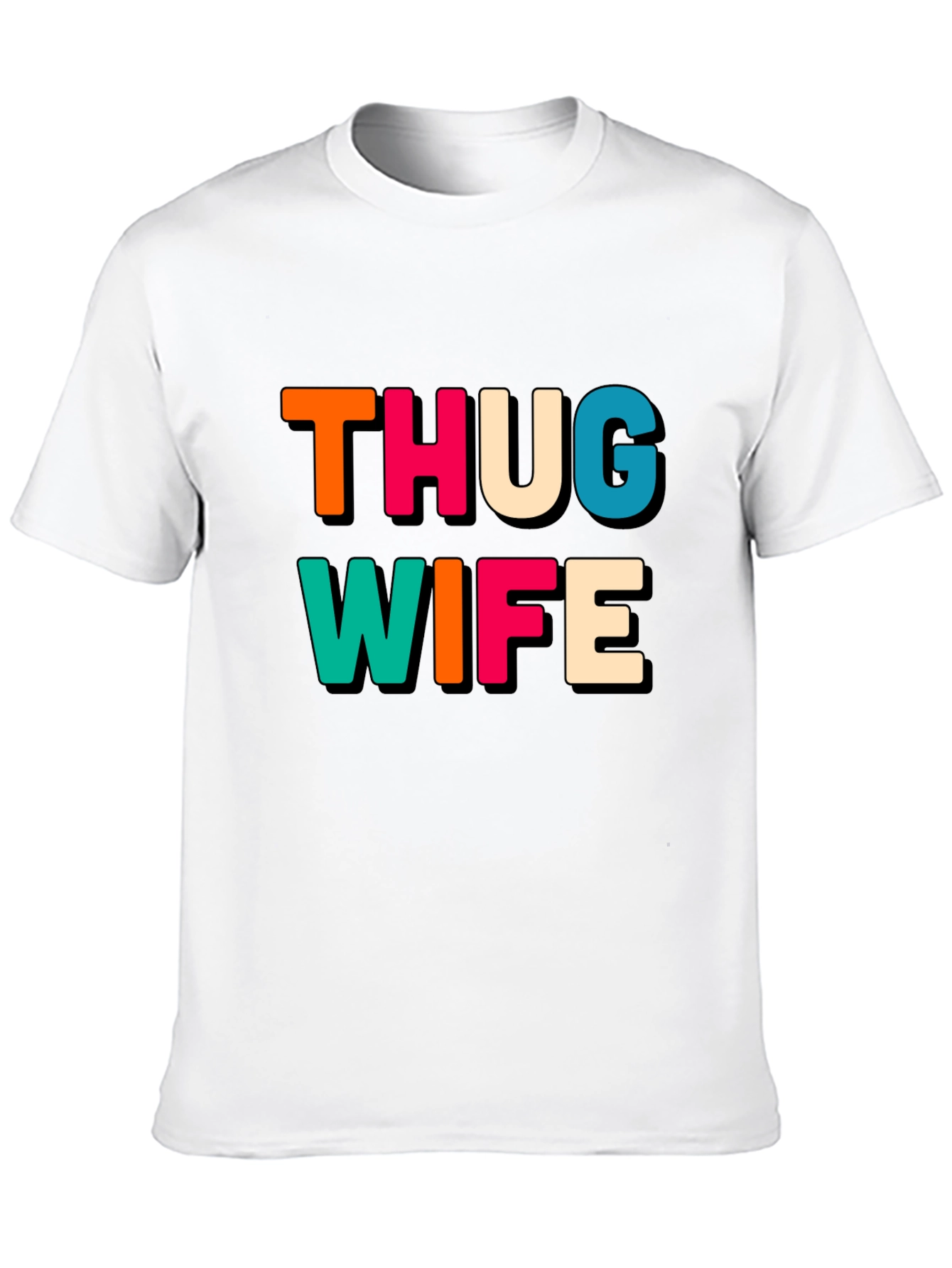 Thug Wife Black Graphic Tee