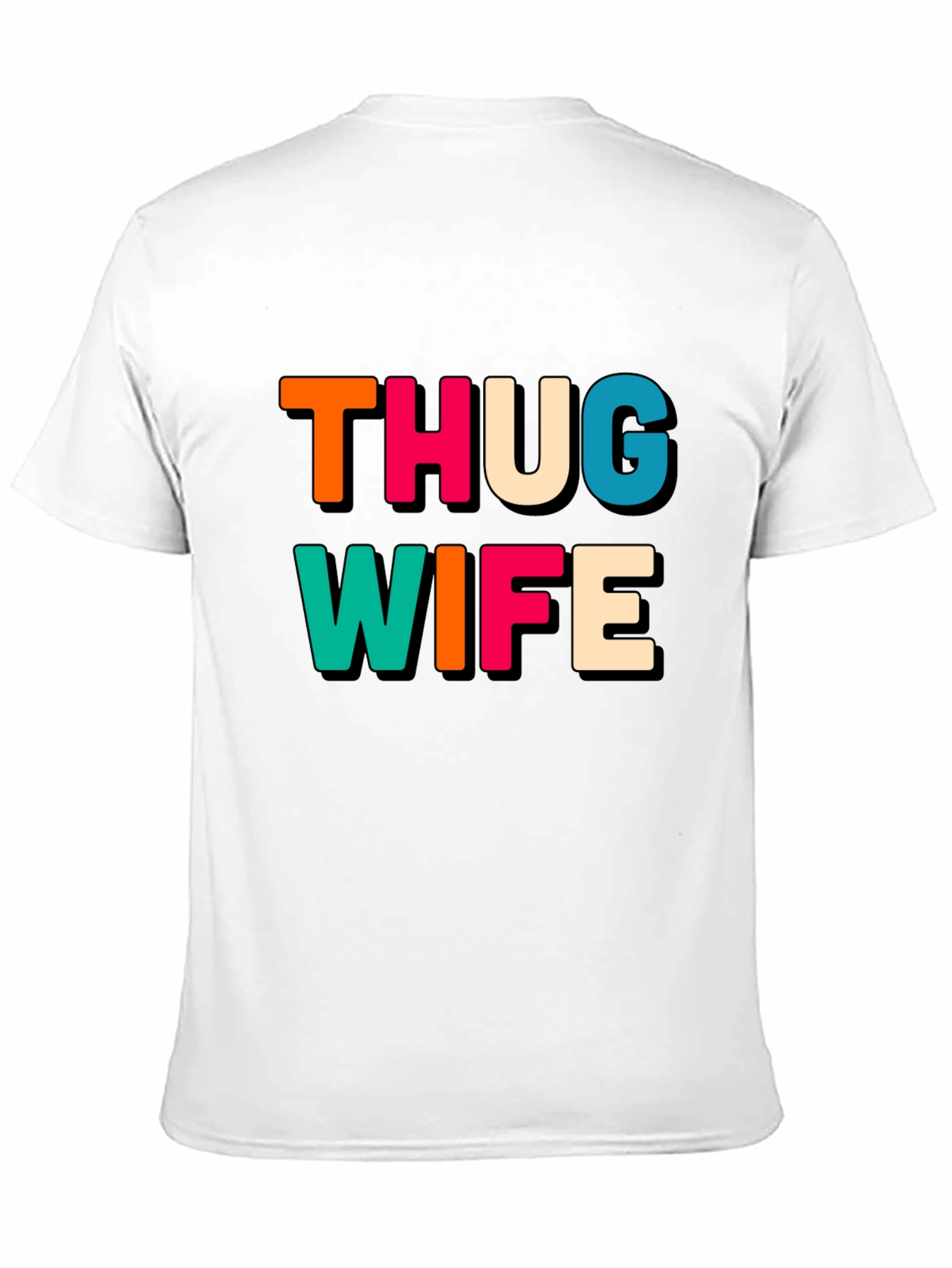 Thug Wife Black Graphic Tee