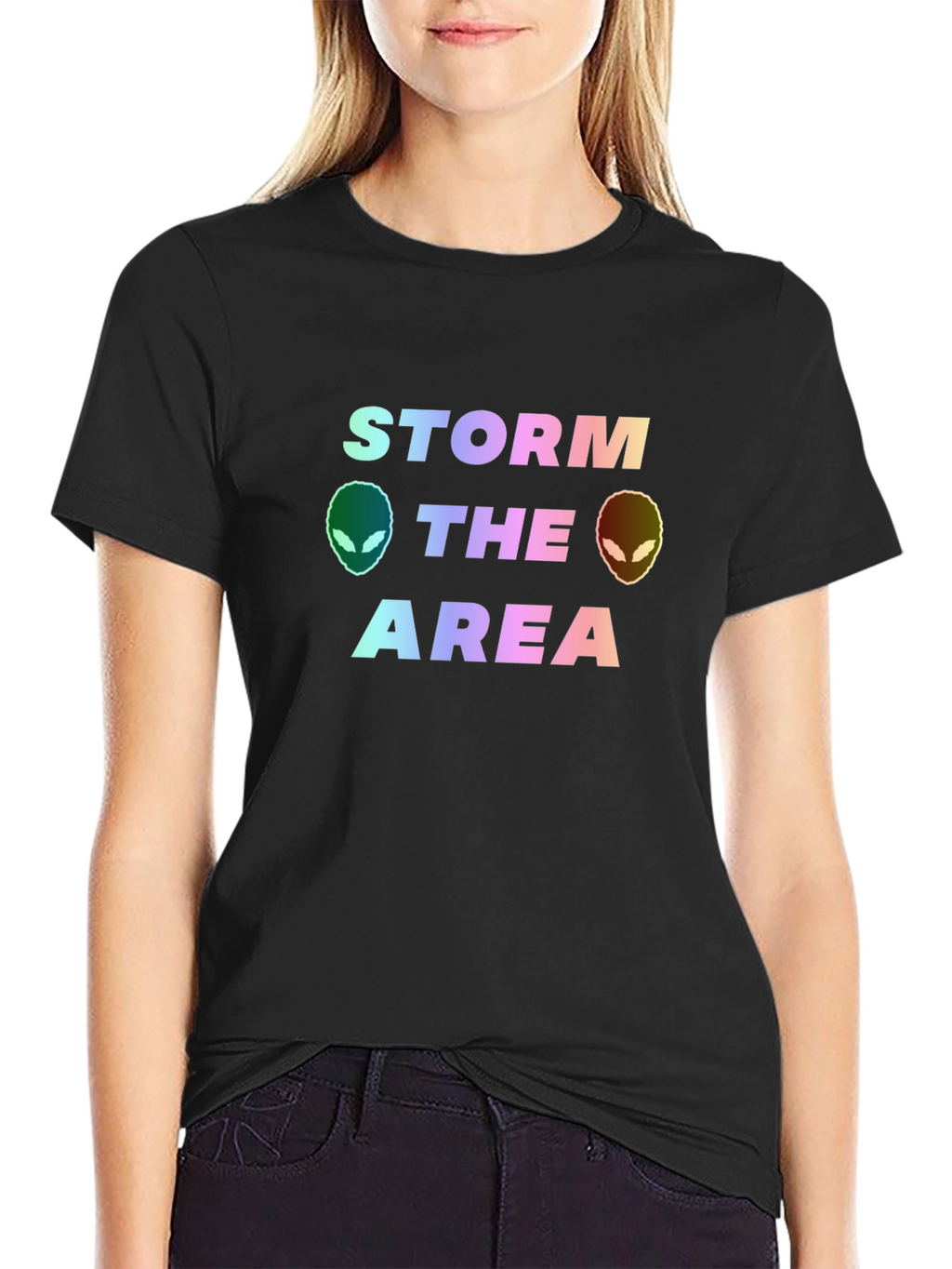 Storm The Area Alien Graphic Tee
